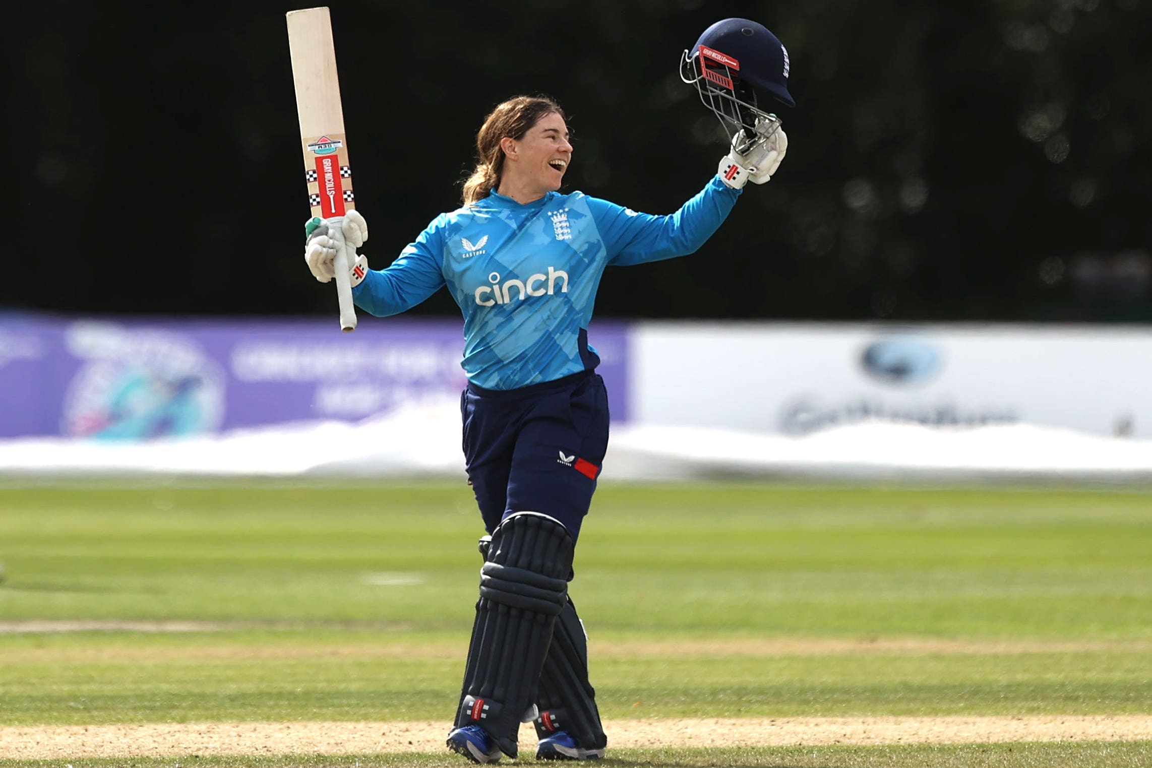 Tammy Beaumont brought up a different kind of England century on Sunday (Liam McBurney/PA)