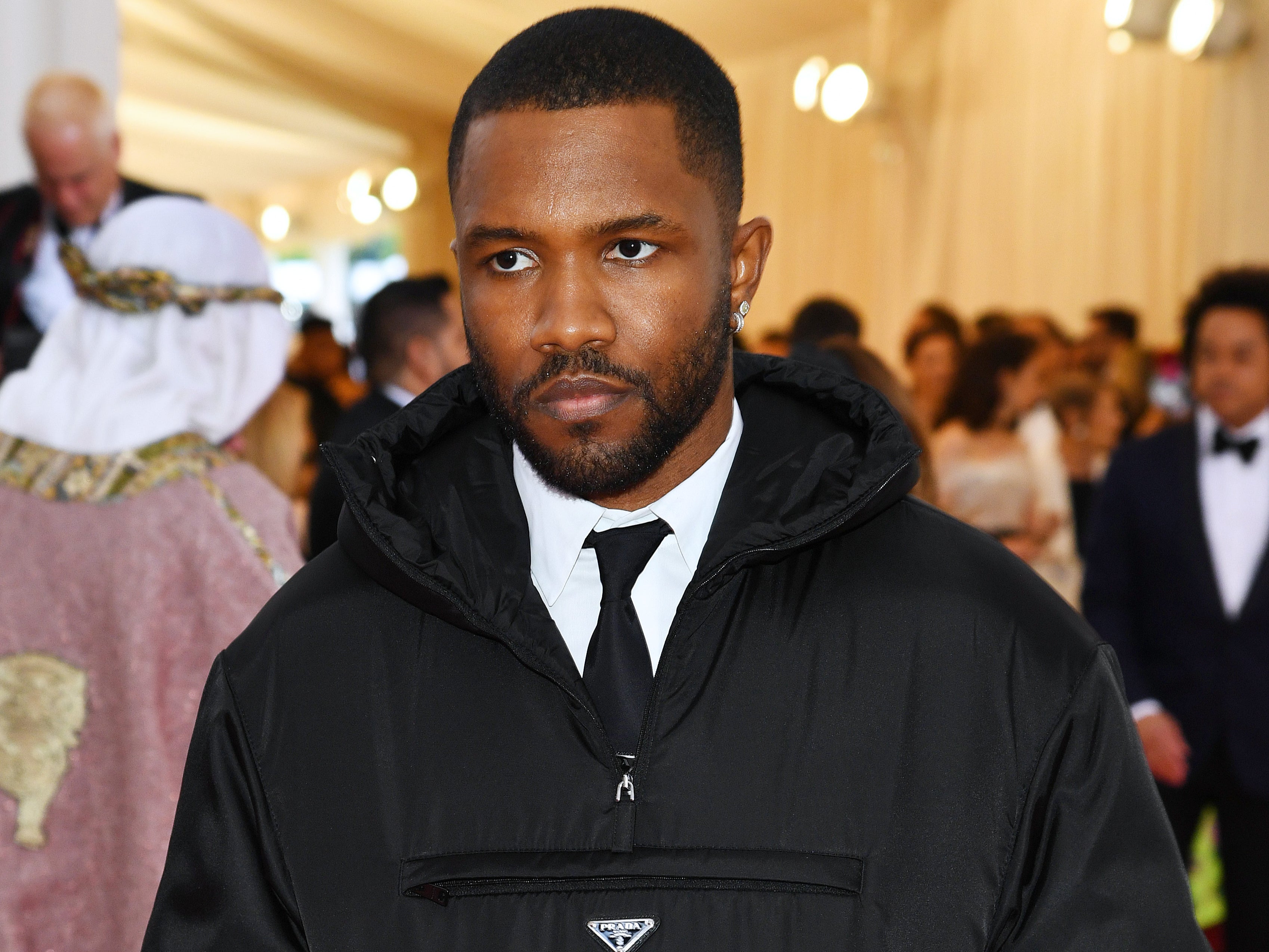 One of the rare instances when a quarter-length zip can be stylish was worn by Frank Ocean at the Met Gala in 2019