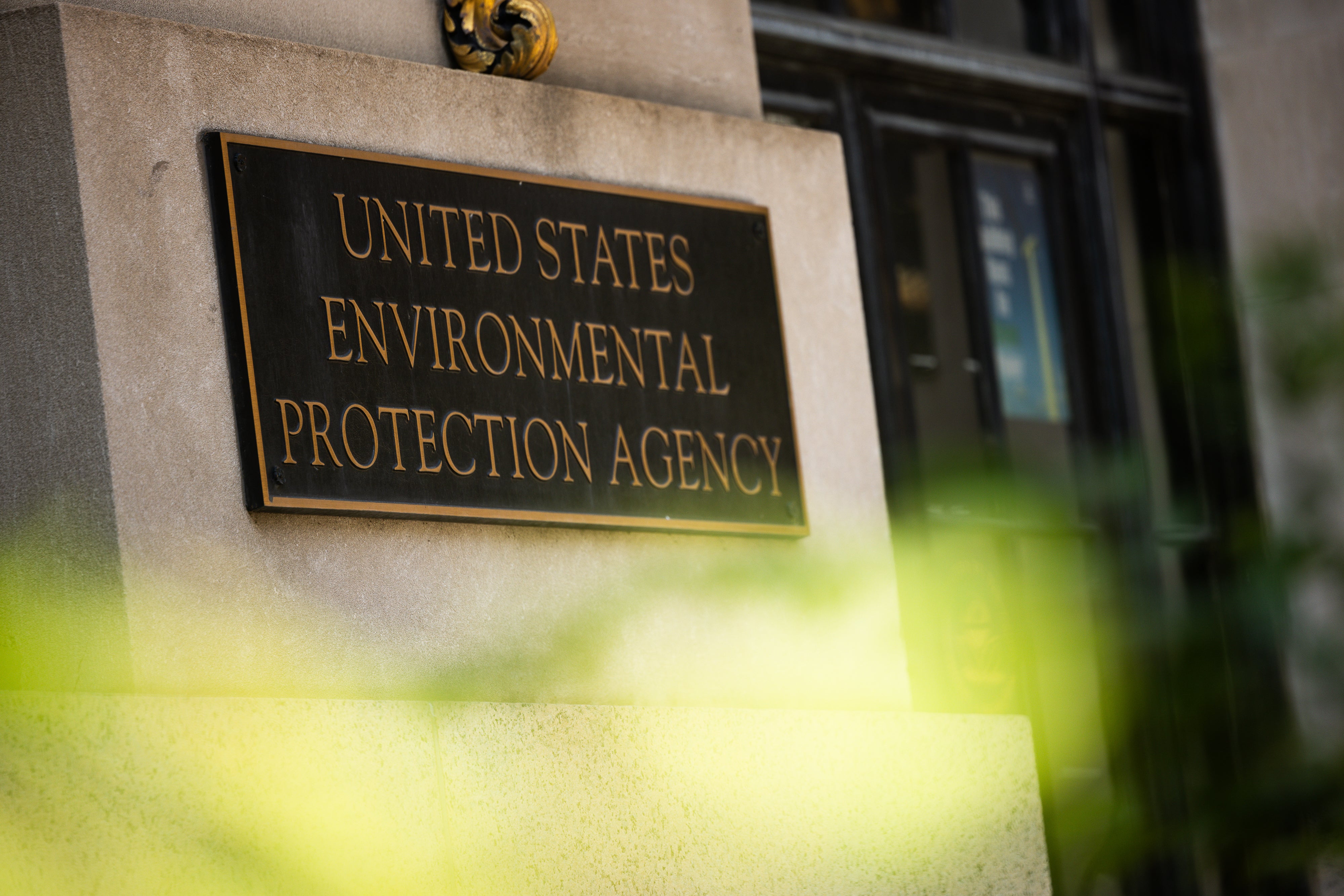 The Environmental Protection Agency building is seen in Washington, DC, last August. The agency said safer alternatives to PCE and TCE exist