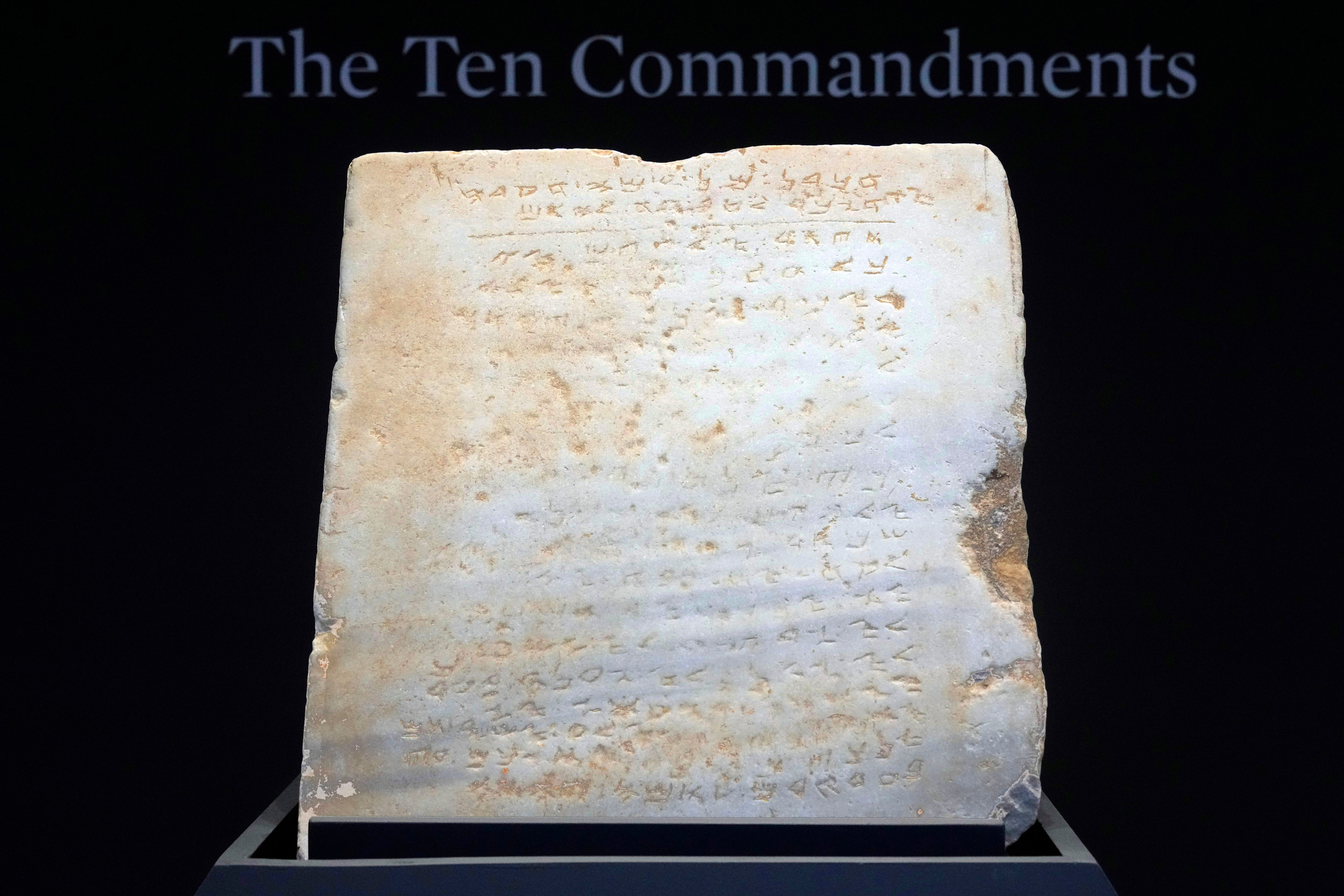 Ten Commandments Auction