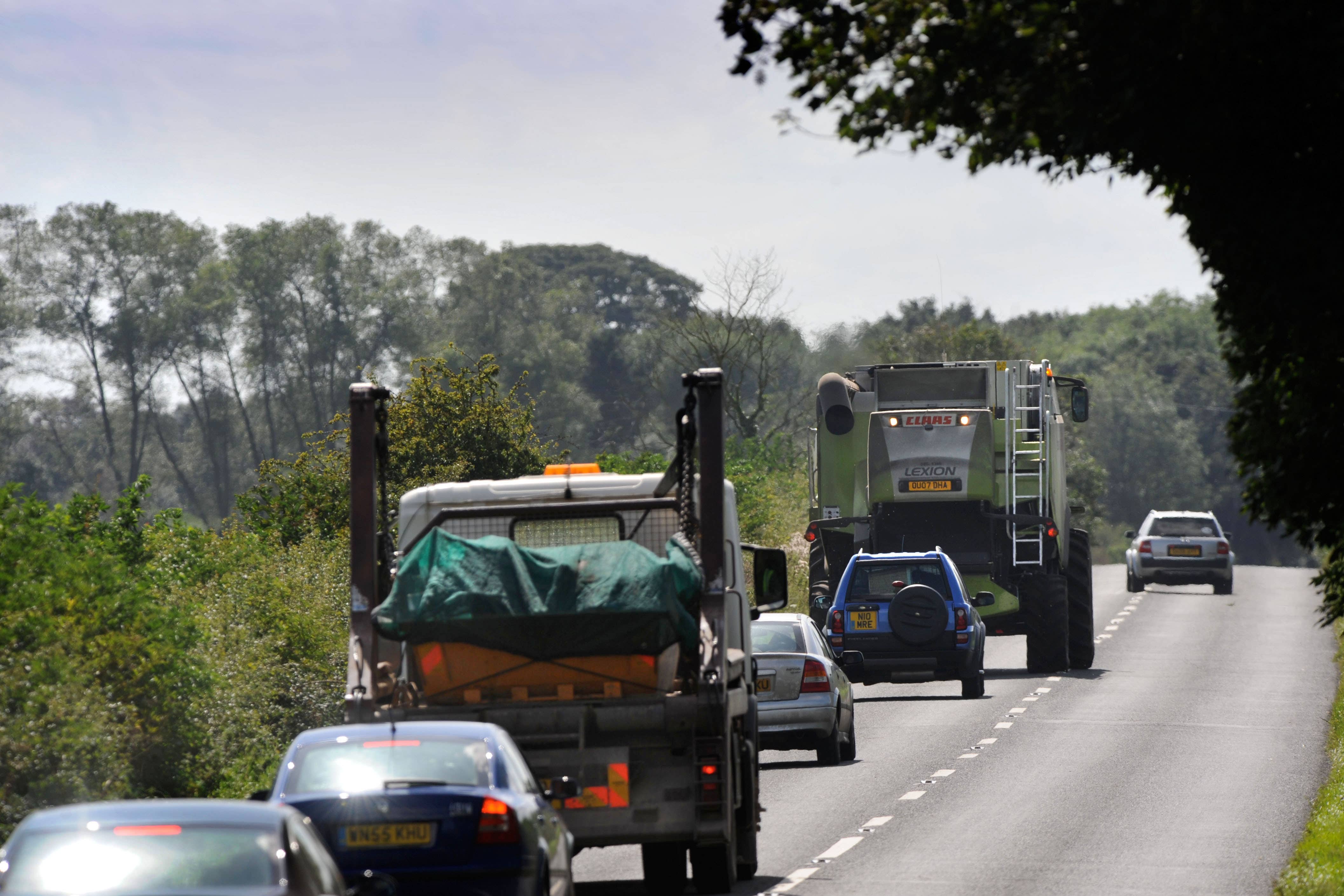 More than half of drivers are diverting from motorways to rural roads – which are generally more dangerous – to avoid congestion, a new survey indicates (Alamy/PA)