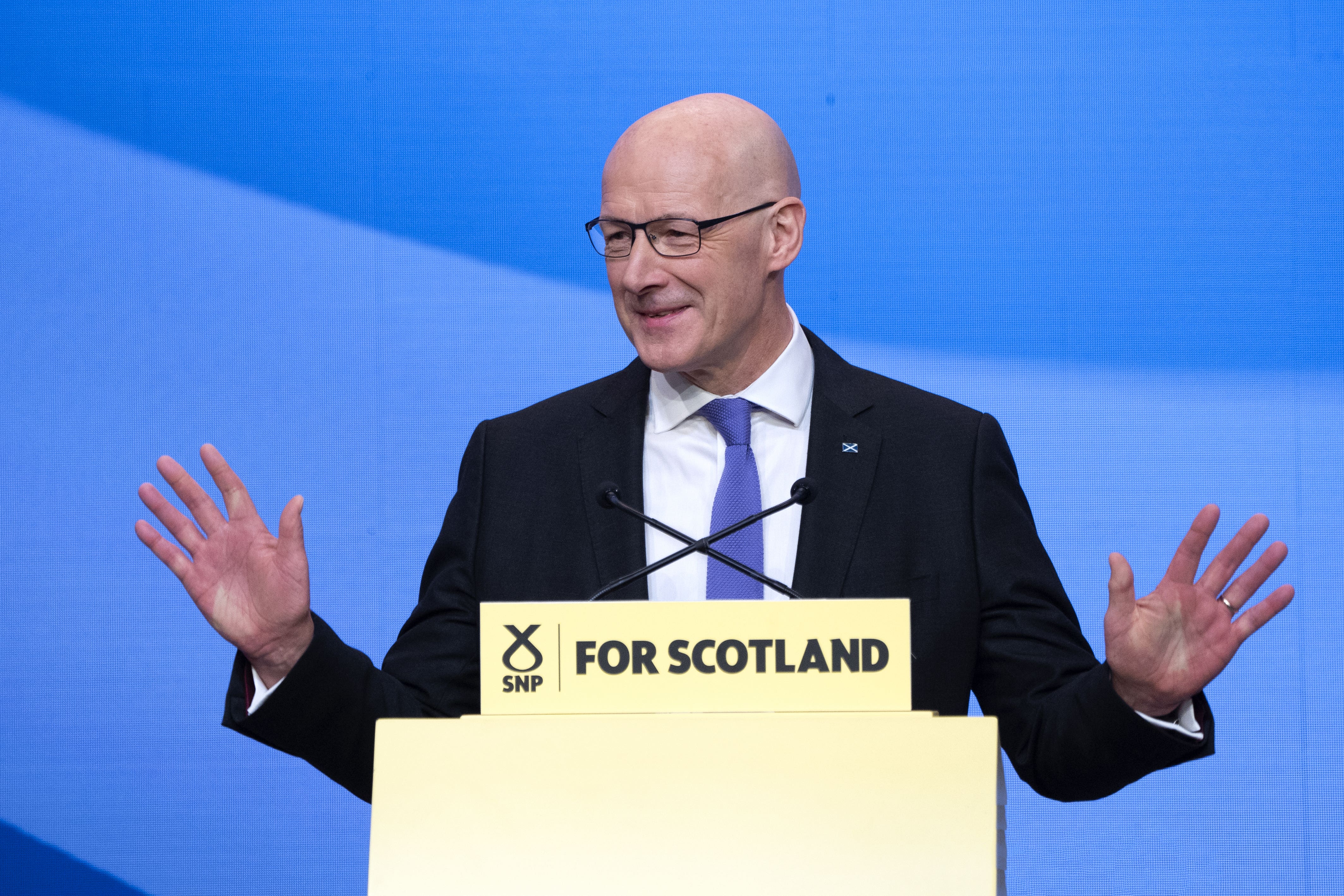 First Minister John Swinney took over the SNP leadership earlier this year (Jane Barlow/PA)