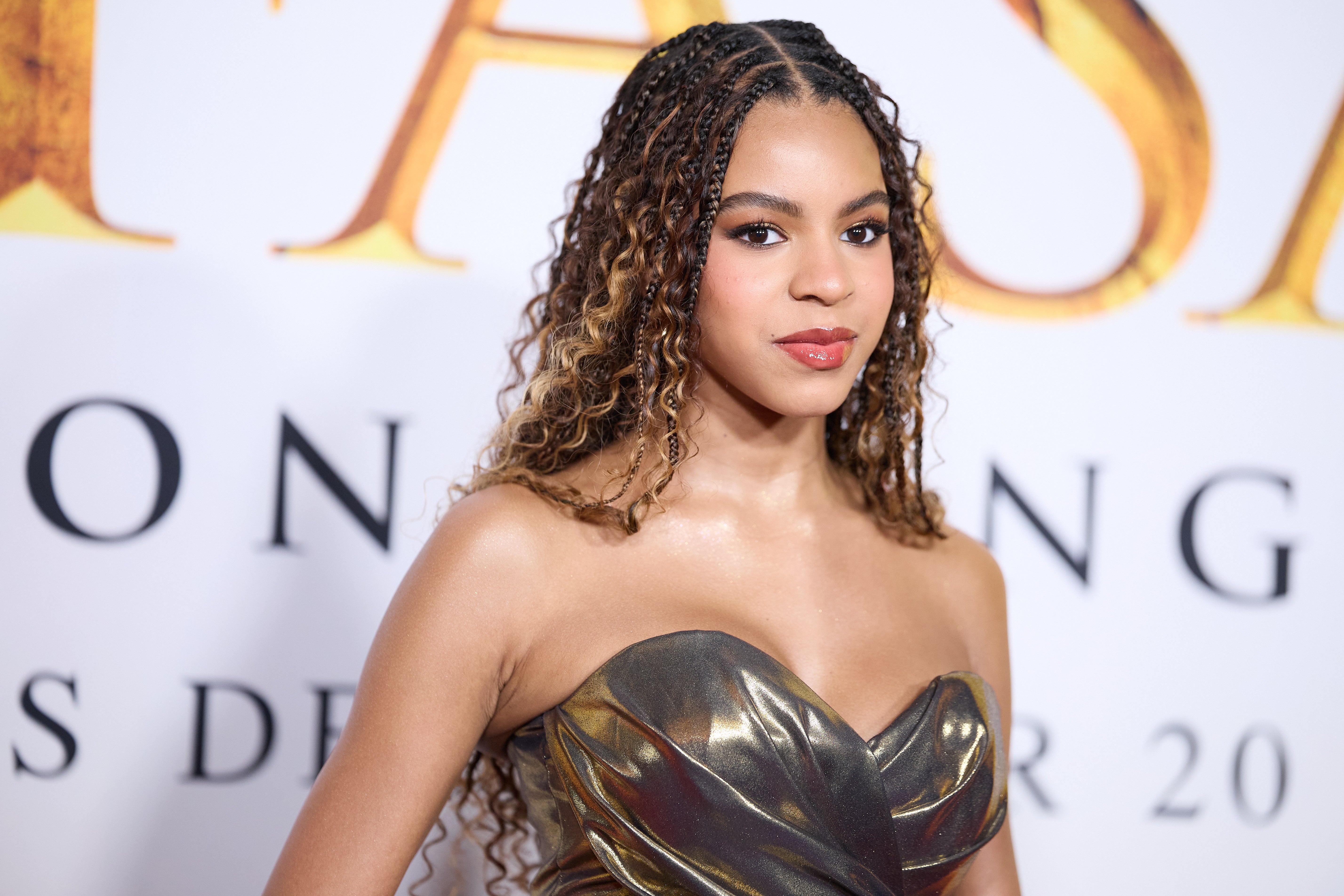 Blue Ivy Carter at the premiere of ‘Mufasa: The Lion King’