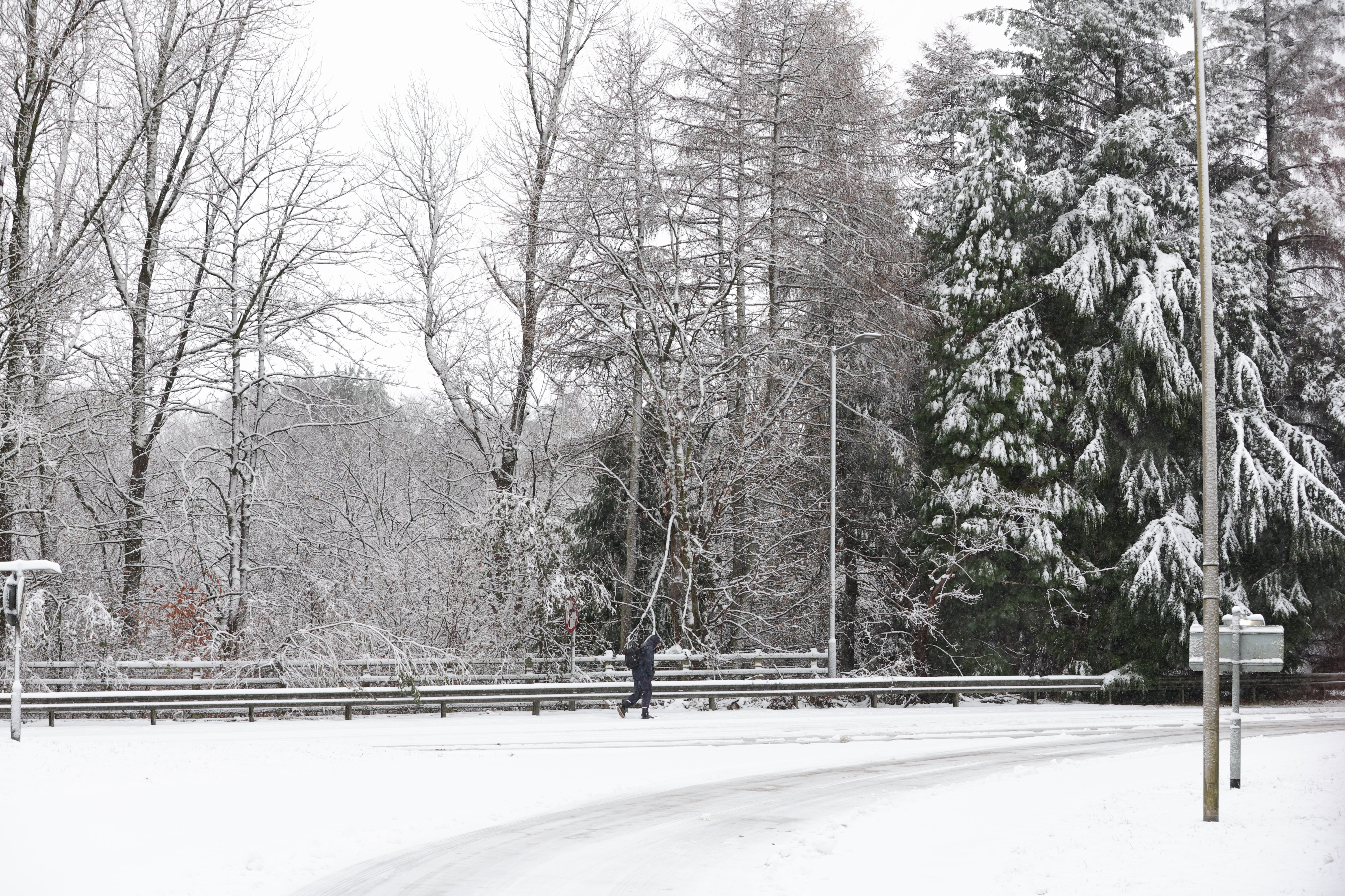 The definition that the Met Office uses to define a white Christmas is for one snowflake to be observed falling in the 24 hours of 25 December somewhere in the UK.