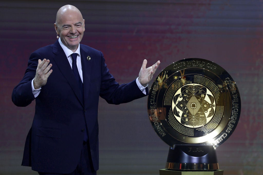 Infantino presided over an incredibly long-winded and self-congratulatory Club World Cup draw this month