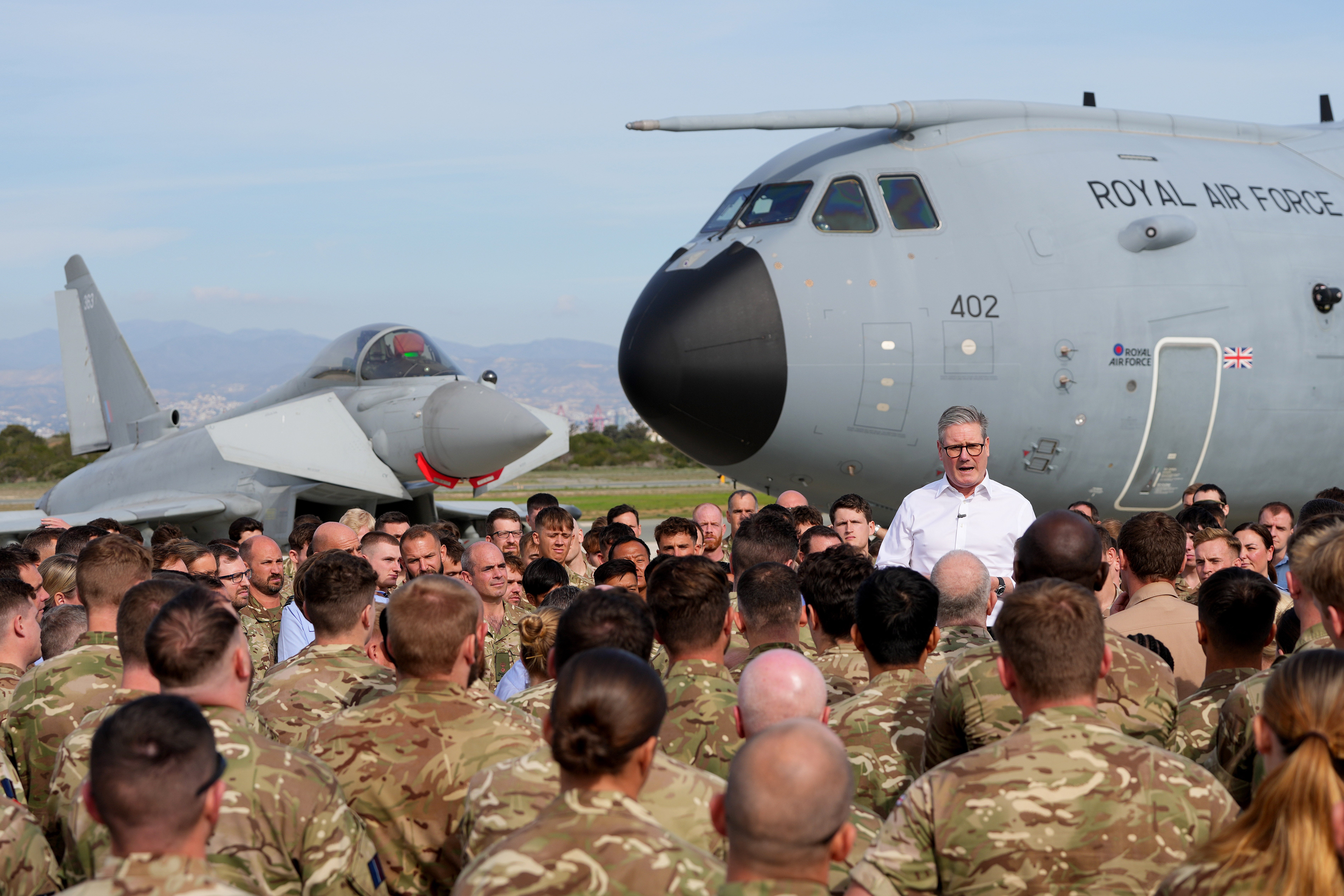 Britain has a longstanding agreement with Cyprus to treat its bases on the island as British territory