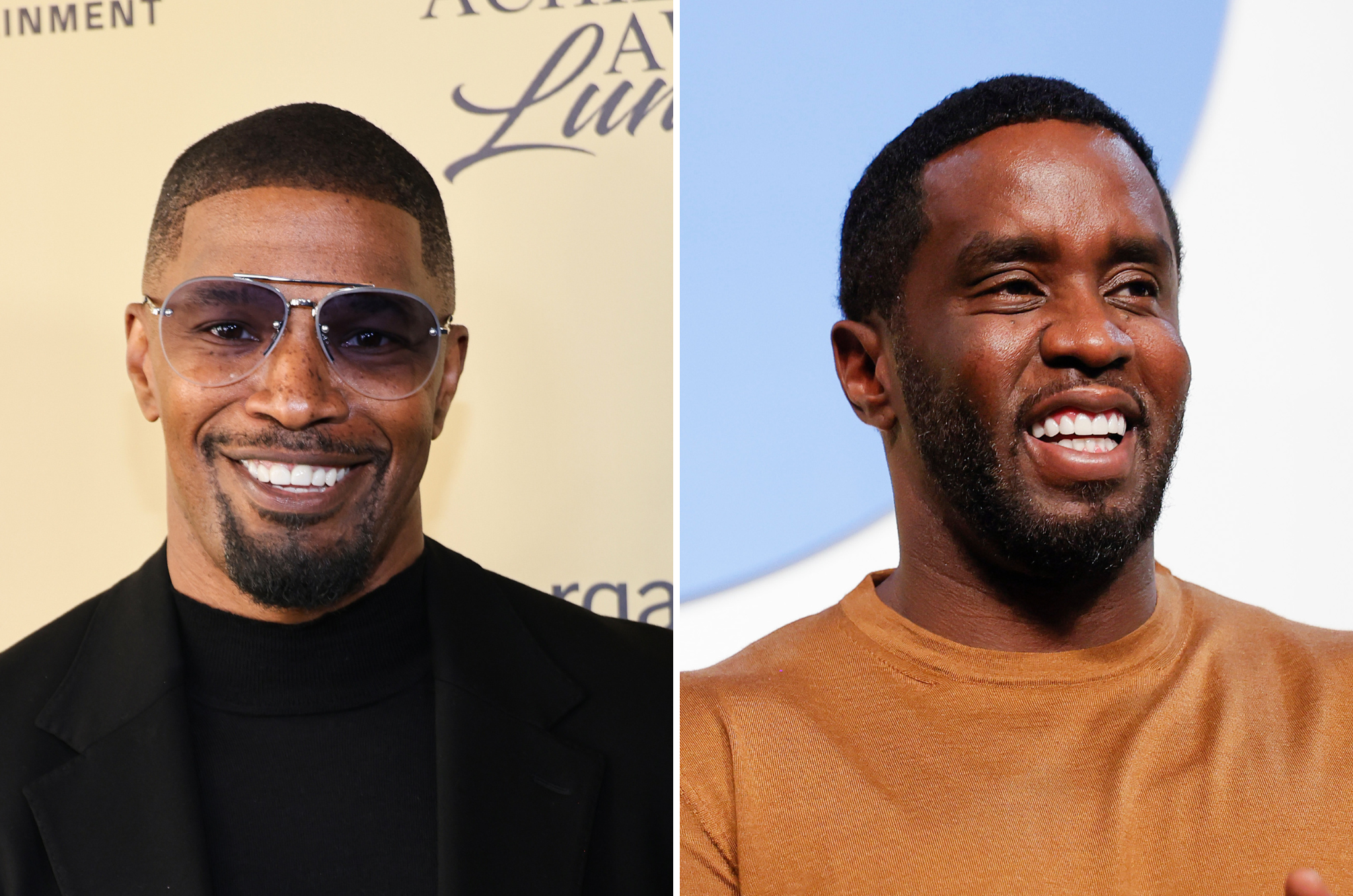 Jamie Foxx joked about attending Sean Combs’s infamous parties, saying he left them early ‘because something didn’t look right, it’s slippery in here’