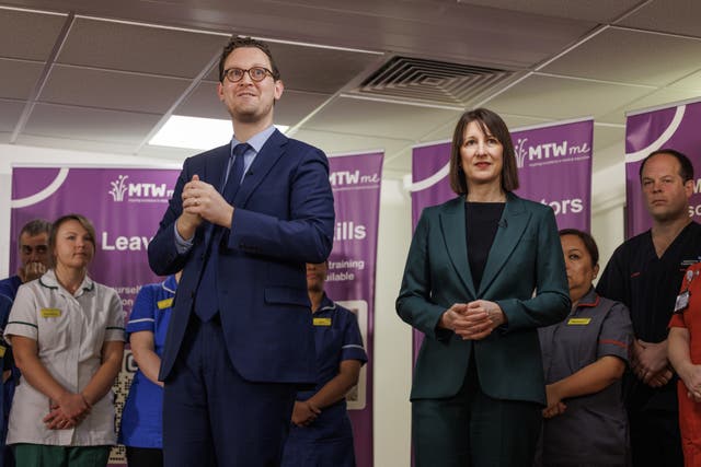 <p>Chancellor Rachel Reeves, right, and chief secretary to the Treasury Darren Jones face challenges with spending review</p>