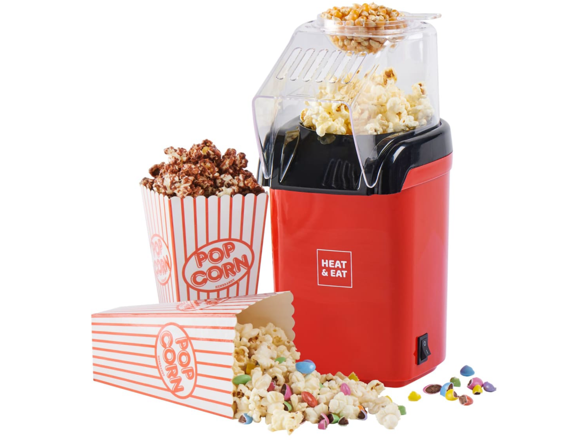 Heat and Eat popcorn maker