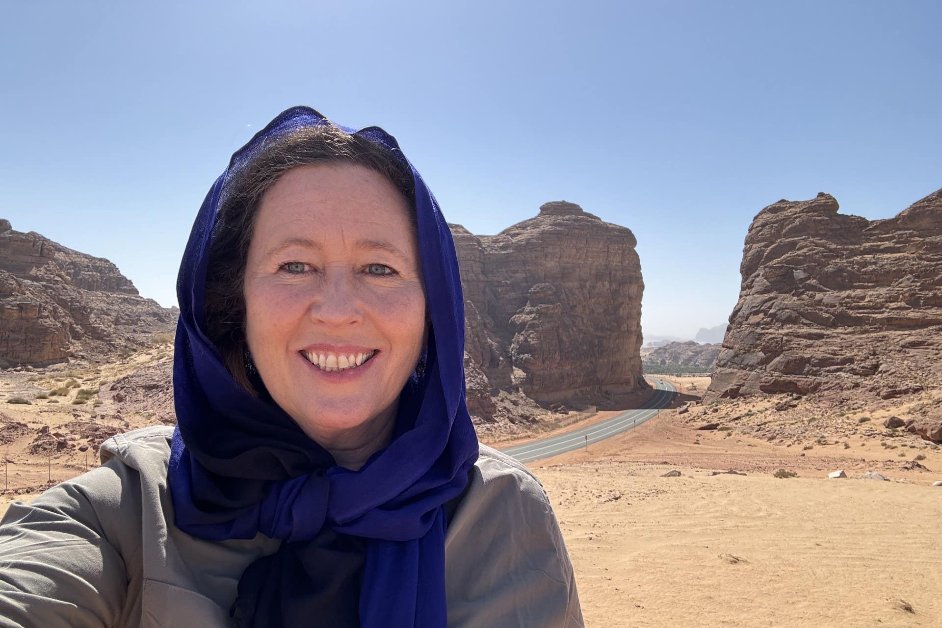 Alice Morrison plans to become the first recorded person to walk the length of Saudi Arabia from north to south (Joe Briffa/PA)