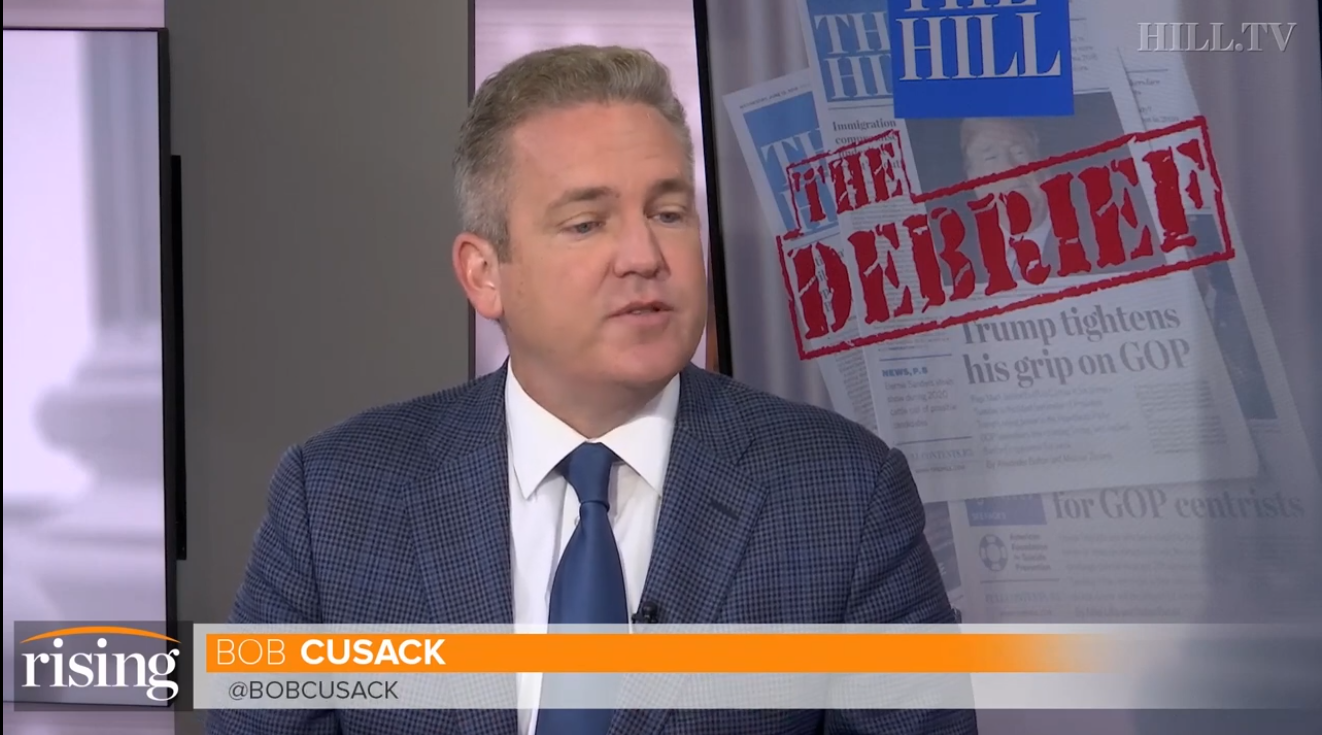 The Hill editor-in-chief Bob Cusack appears on morning show Rising.