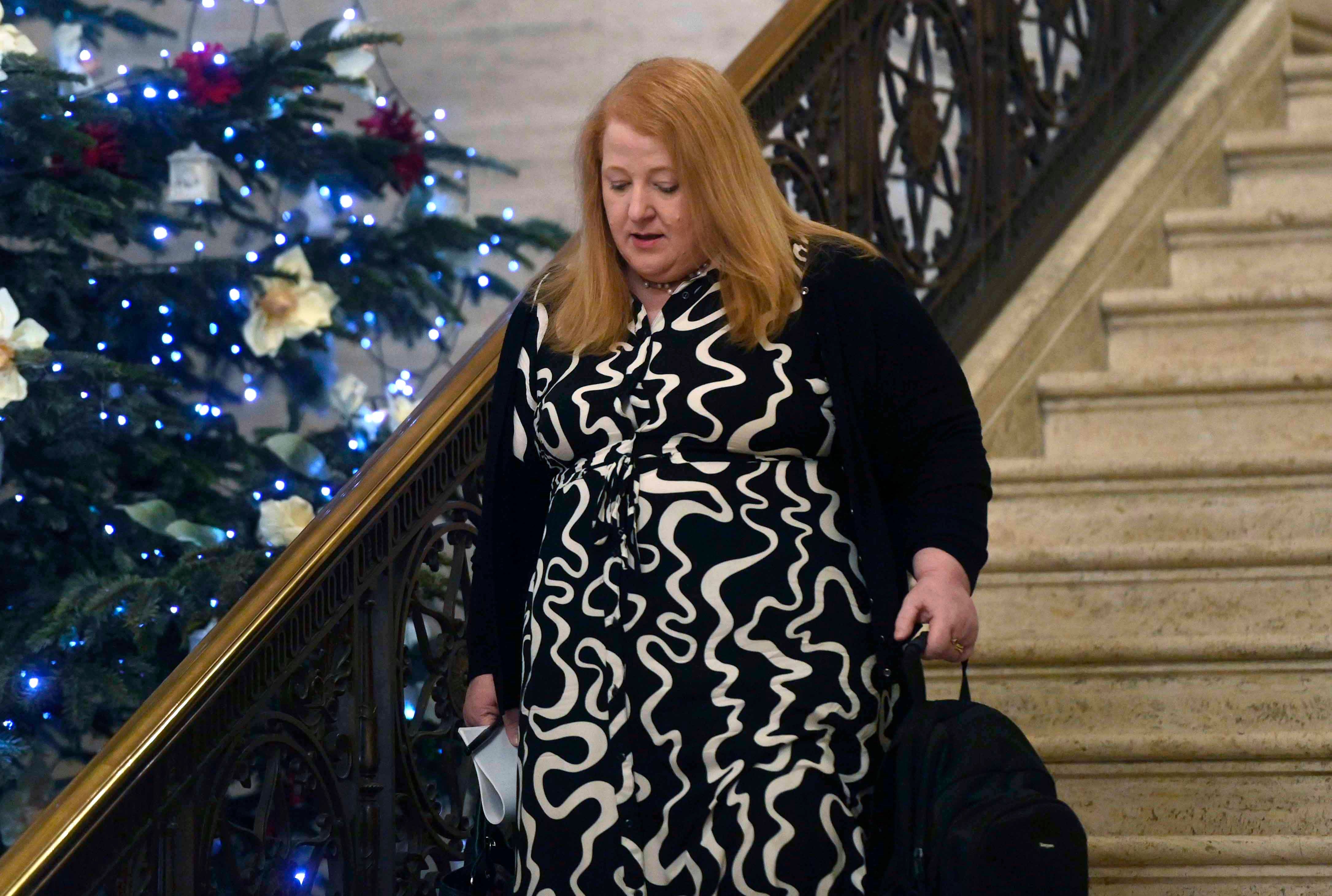 Stormont Justice Minister Naomi Long at Stormont buildings