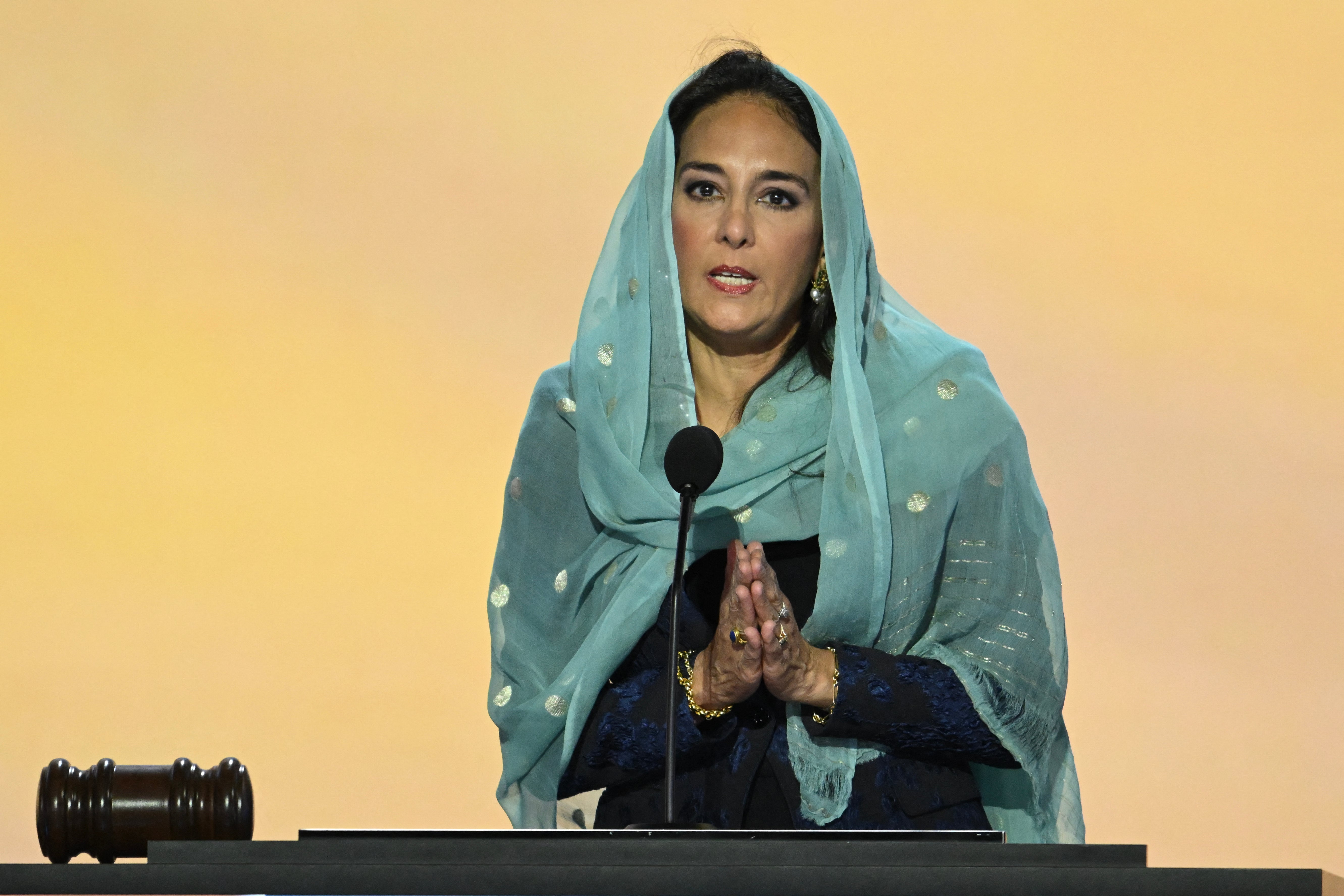 Harmeet Dhillon delivered an opening Sikh Ardas prayer at the Republican National Convention