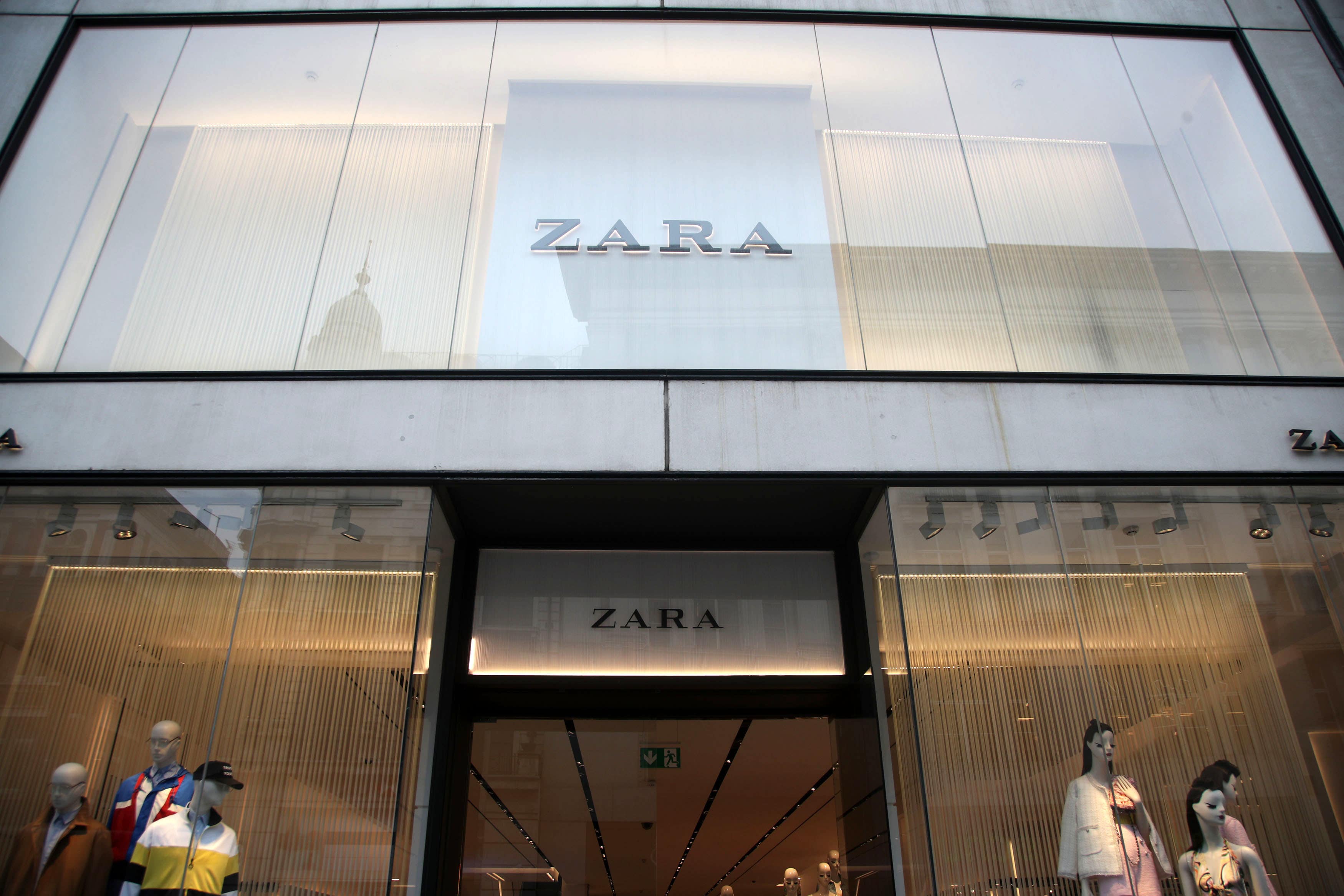 Zara owner Inditex has revealed slower sales growth (Yui Mok/PA)