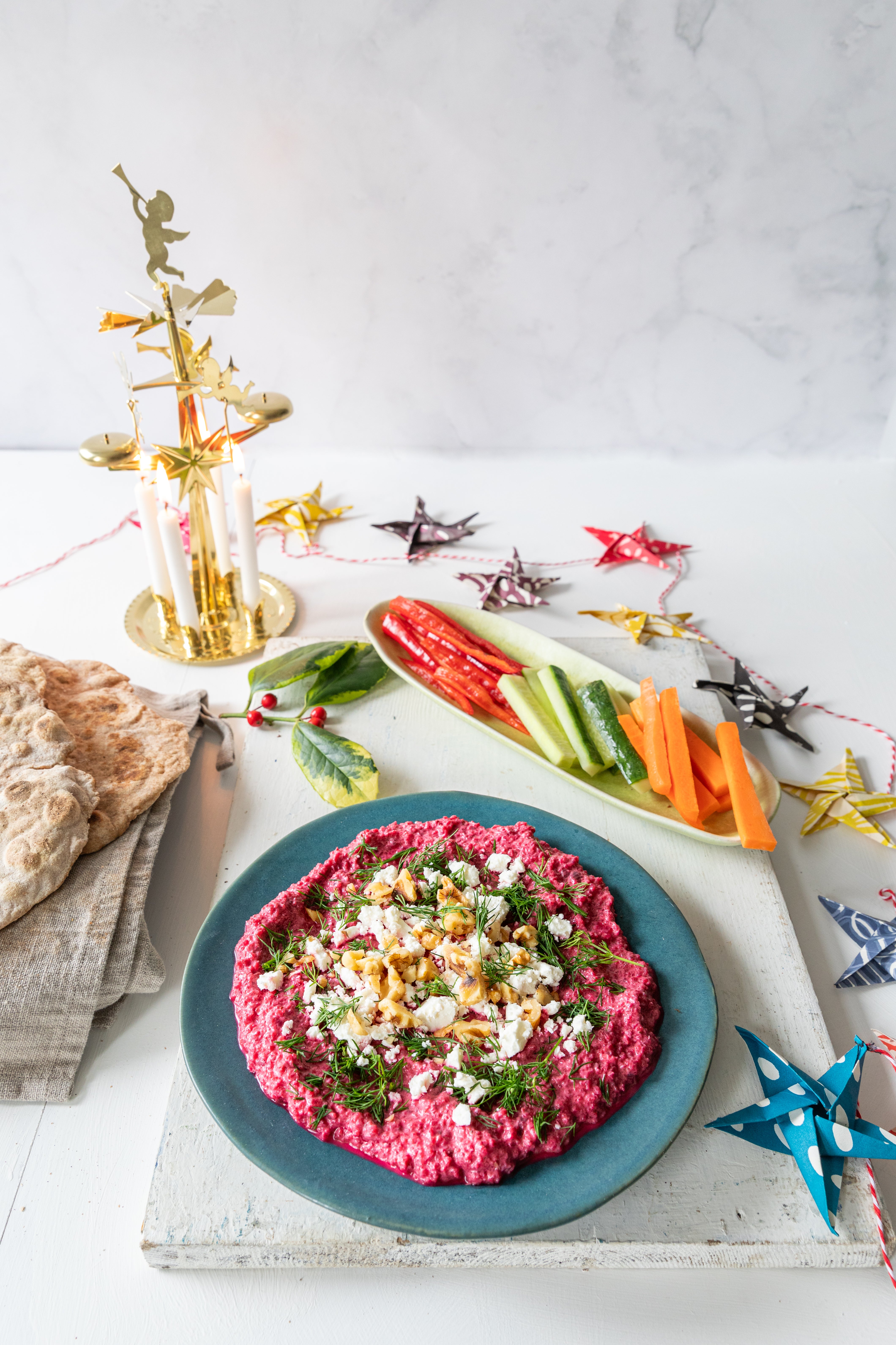 Bold flavours and vibrant colours for a party platter your gut will thank you for