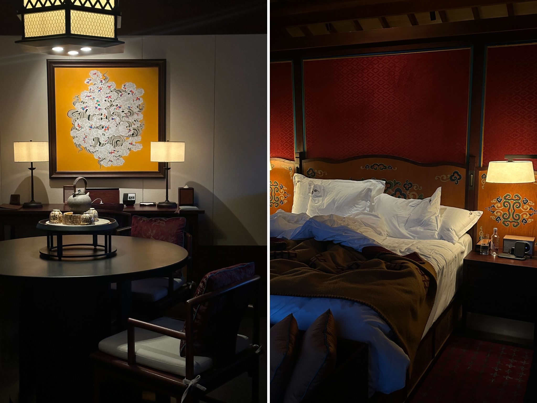 The rooms are imbued with stunning traditional details