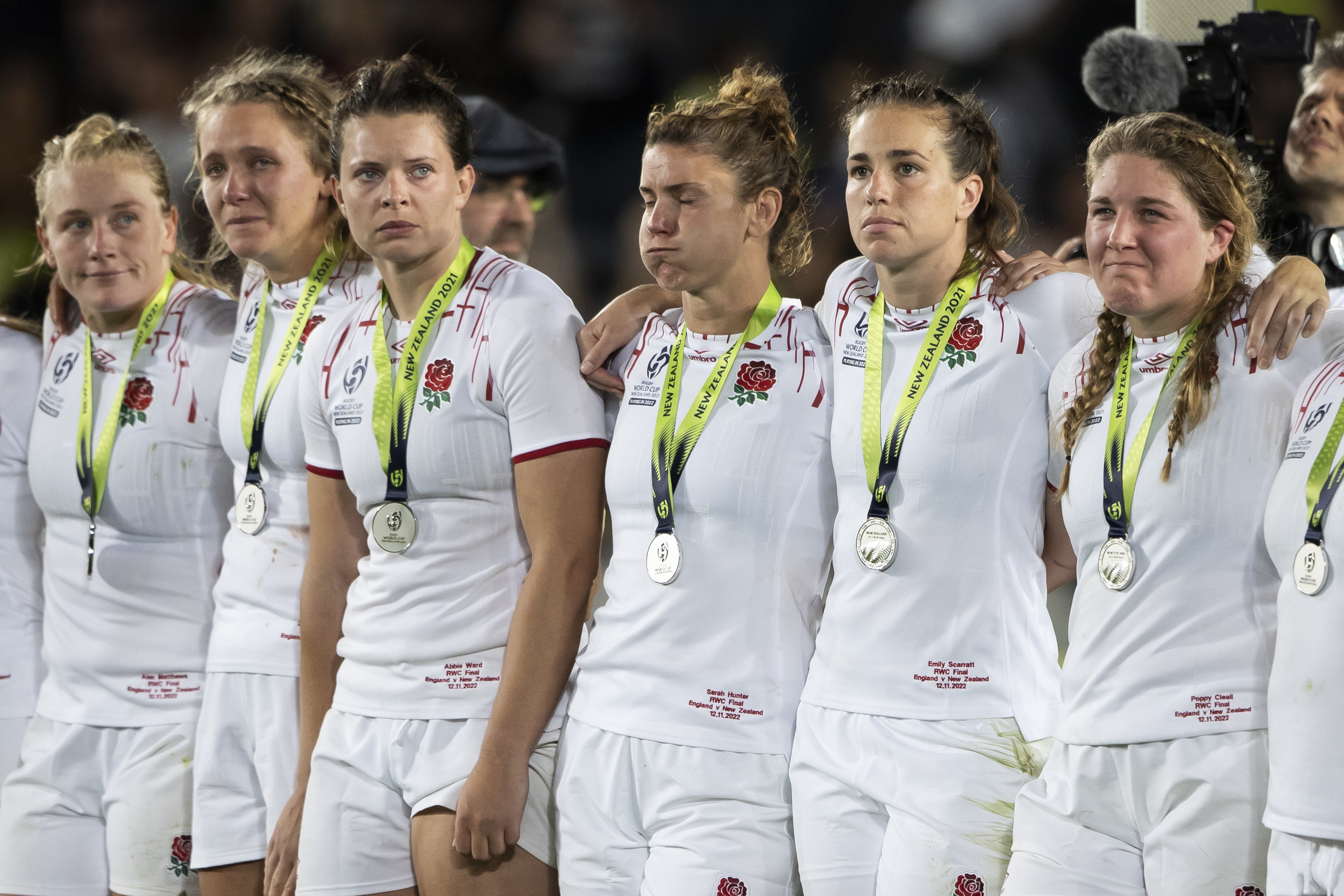 England were edged out by New Zealand in the Women’s Rugby World Cup final at Eden Park in Auckland in 2022