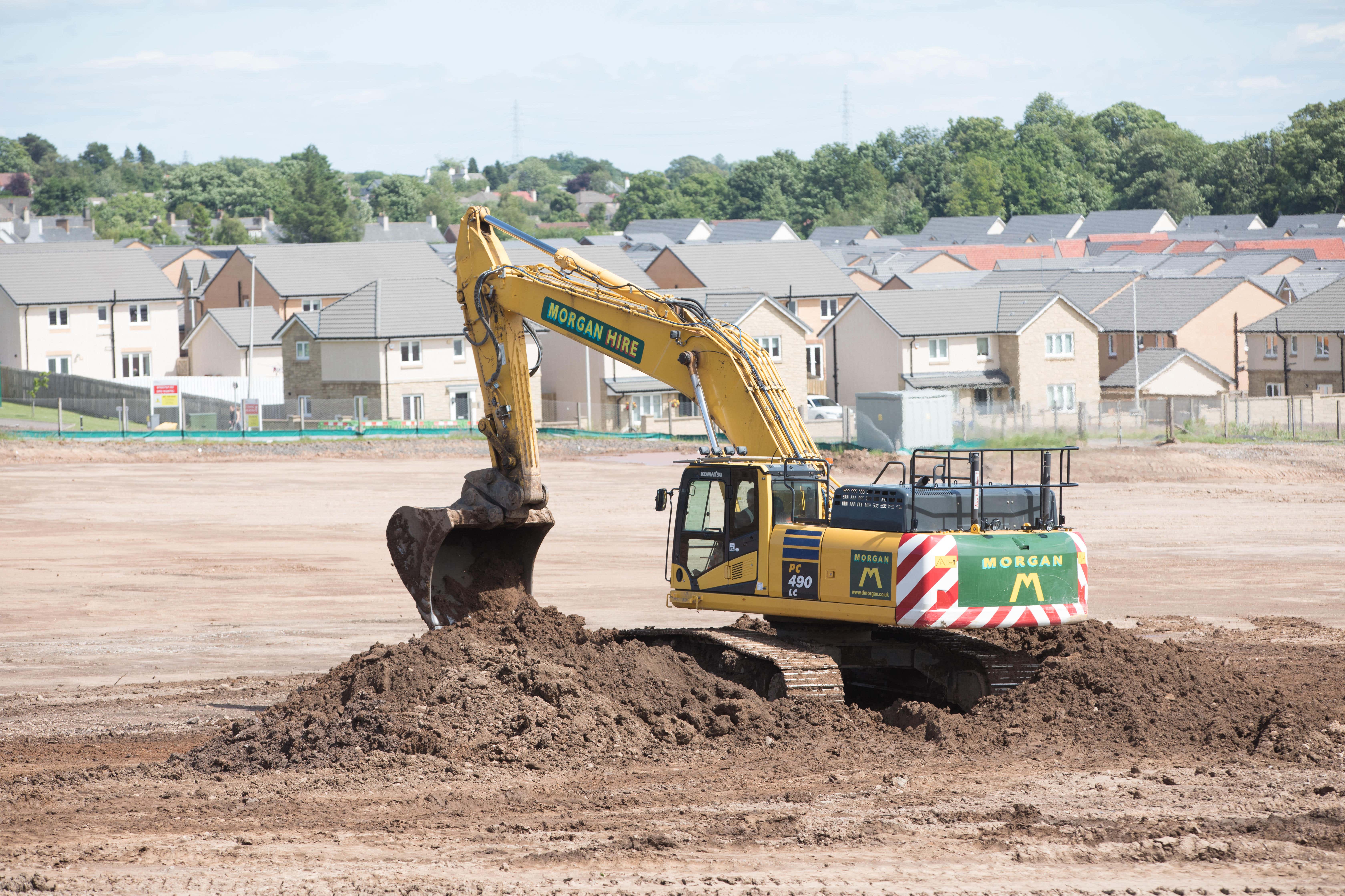 The number of house constructions started and completed this year in Scotland has fallen (Robert Clayton/Alamy/PA)