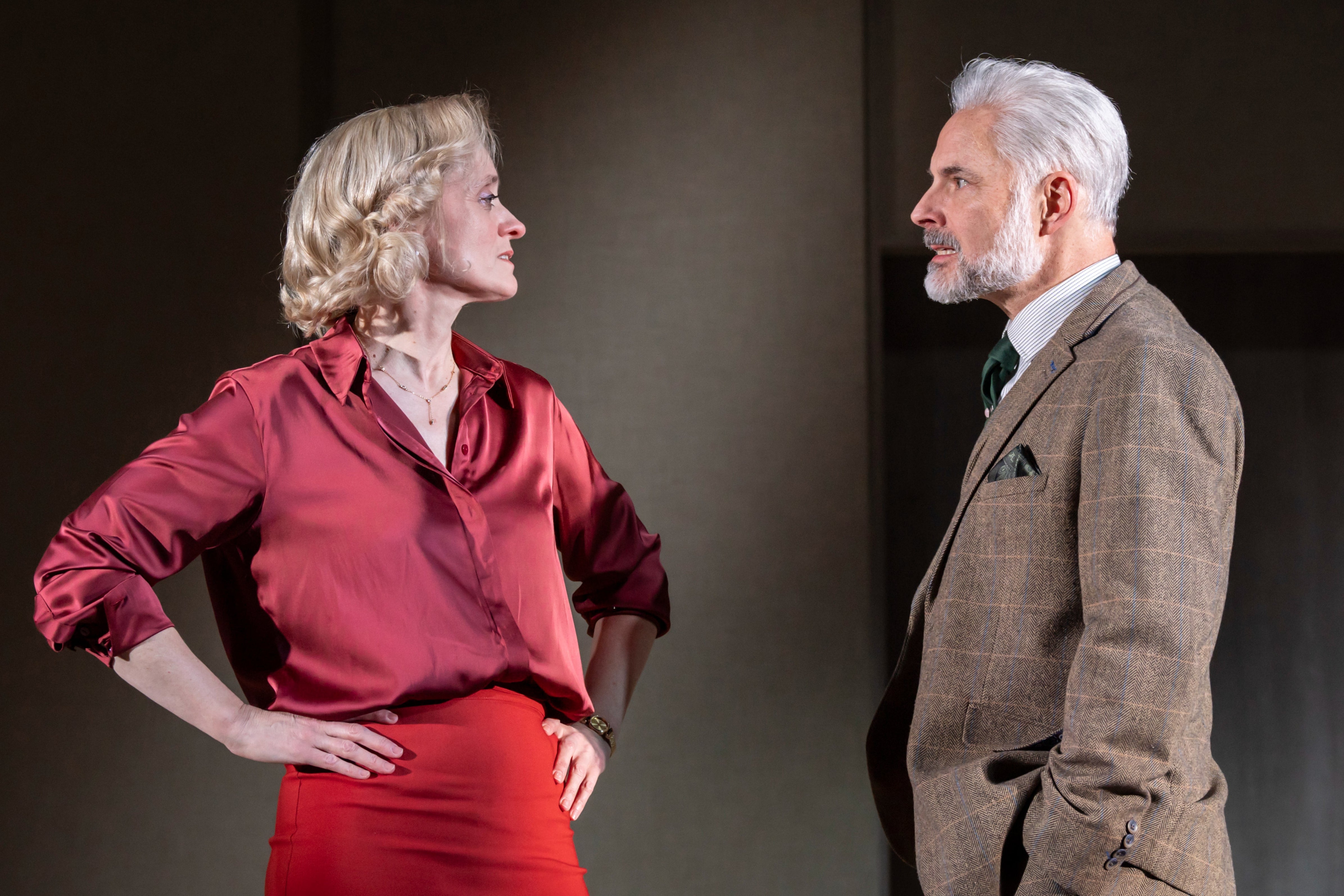 Anne-Marie Duff and Mark Bonnar in ‘The Little Foxes’ at the Young Vic