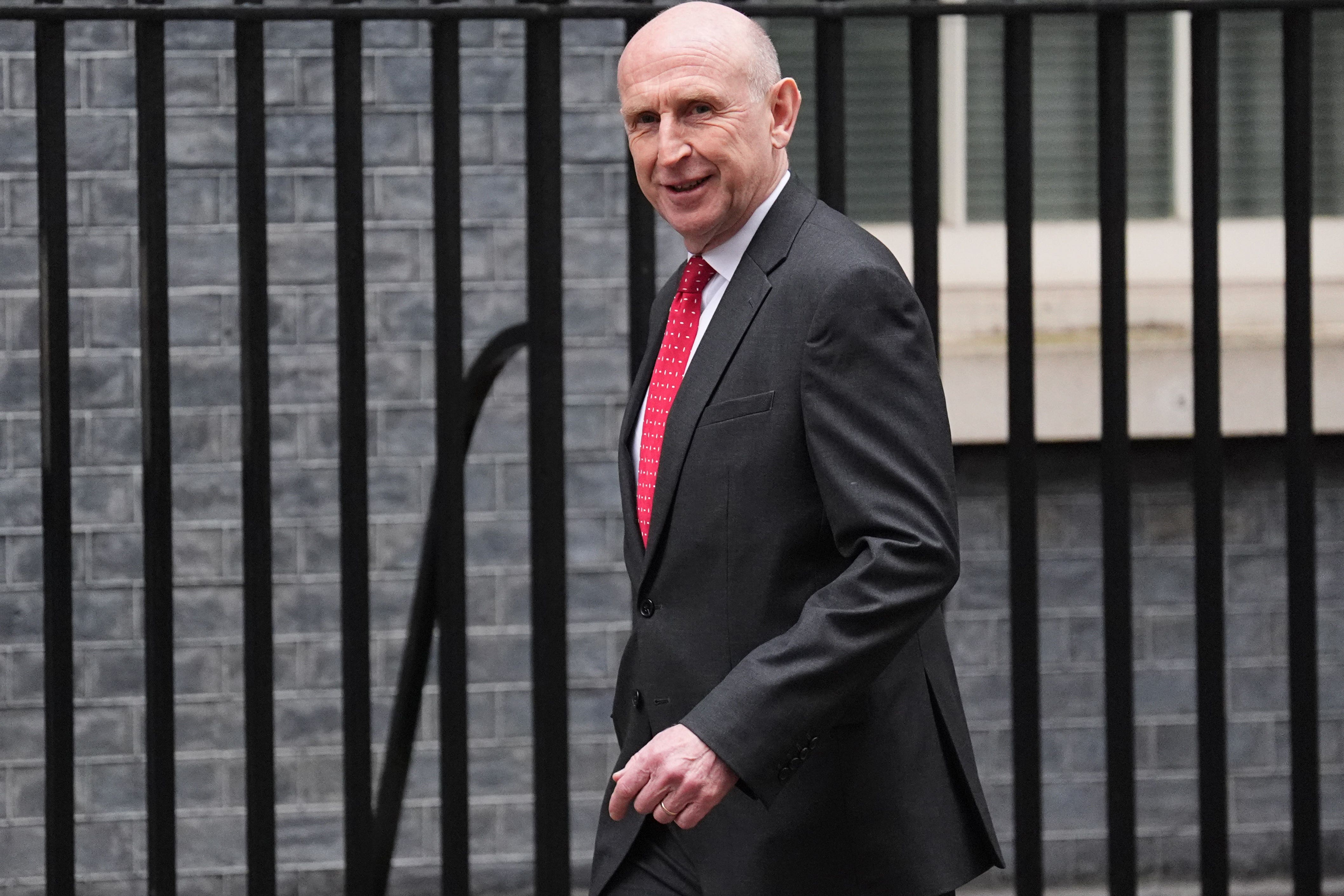 Defence Secretary John Healey has said the status of the group that has taken control of Syria is not a priority right now (James Manning/PA)