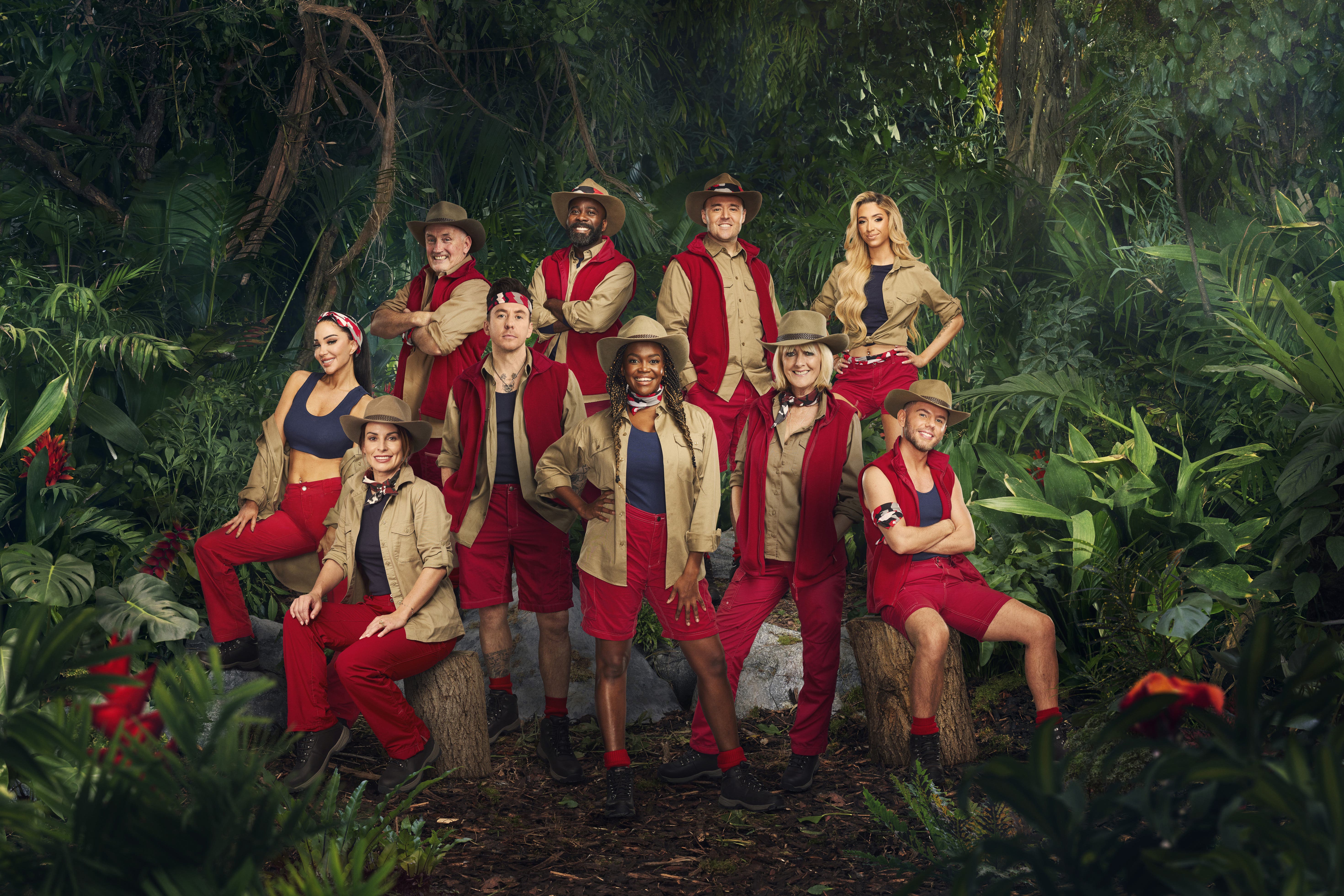 The 2024 cast of I’m A Celebrity… Get Me Out Of Here! (ITV/Yoshitaka Kono)