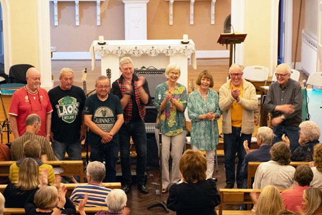 Parishioners of St Mary’s Roman Catholic Church in Monmouth enjoy Irish Night