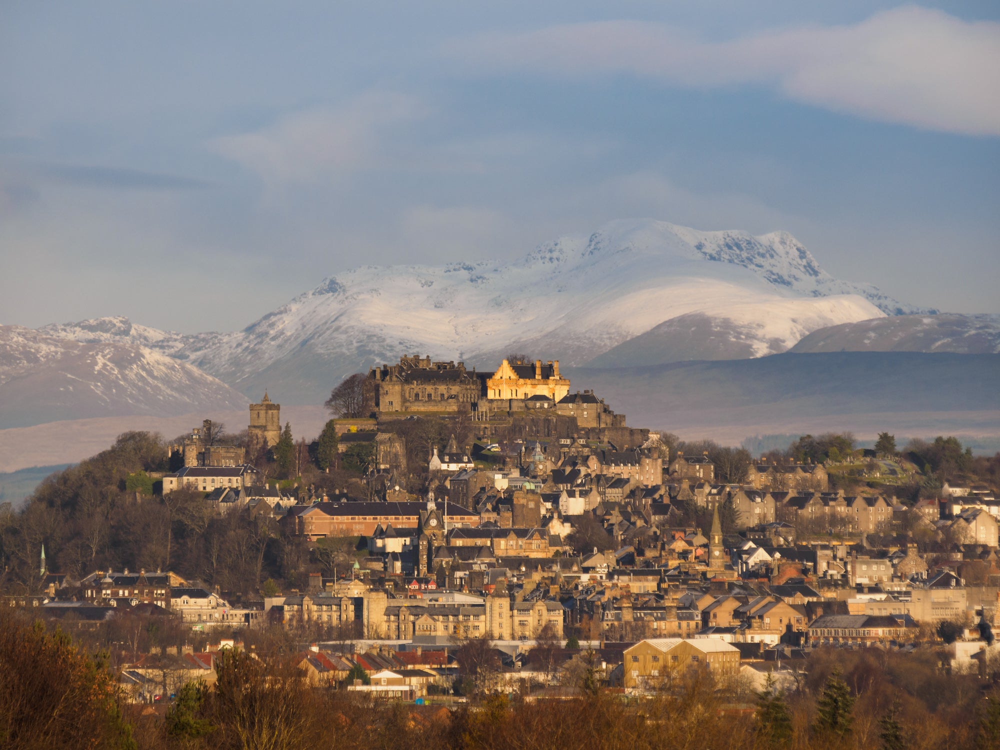 Stirling was ranked the happiest place in Scotland