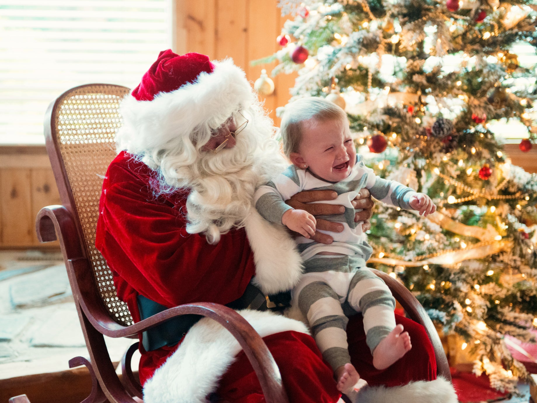 Santa’s grottos and crying children go hand in hand