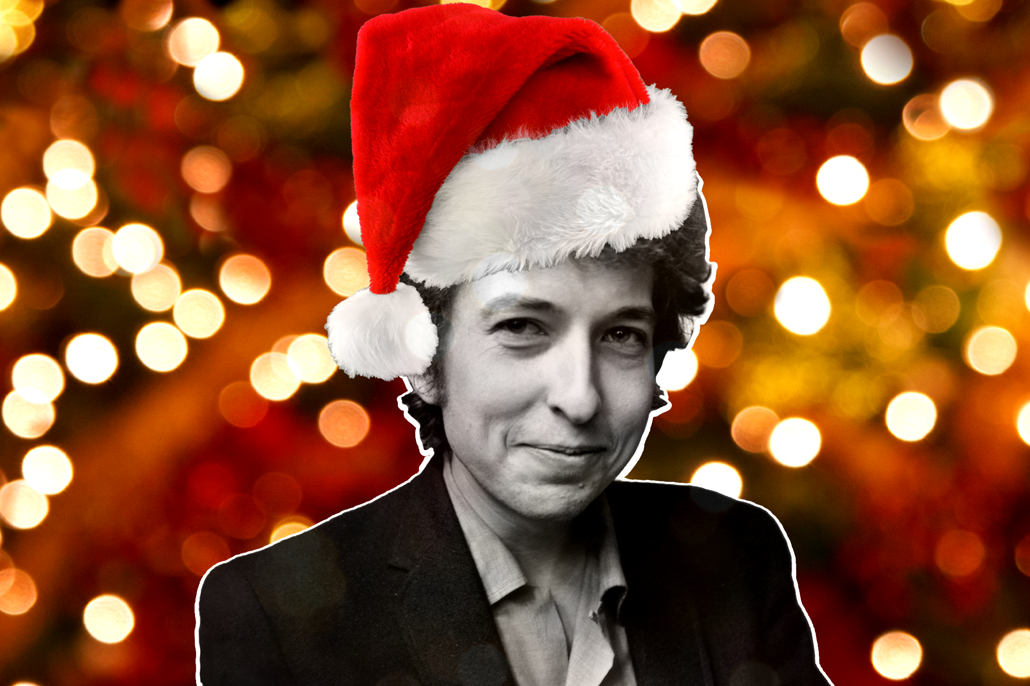 Sleigh lady sleigh: Bob Dylan gets into the festive spirit