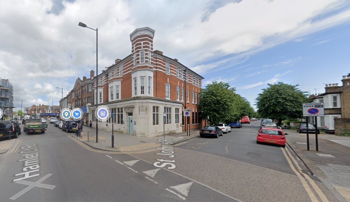 The incident occurred on the junction of Hamlet Court Road and St John’s Road