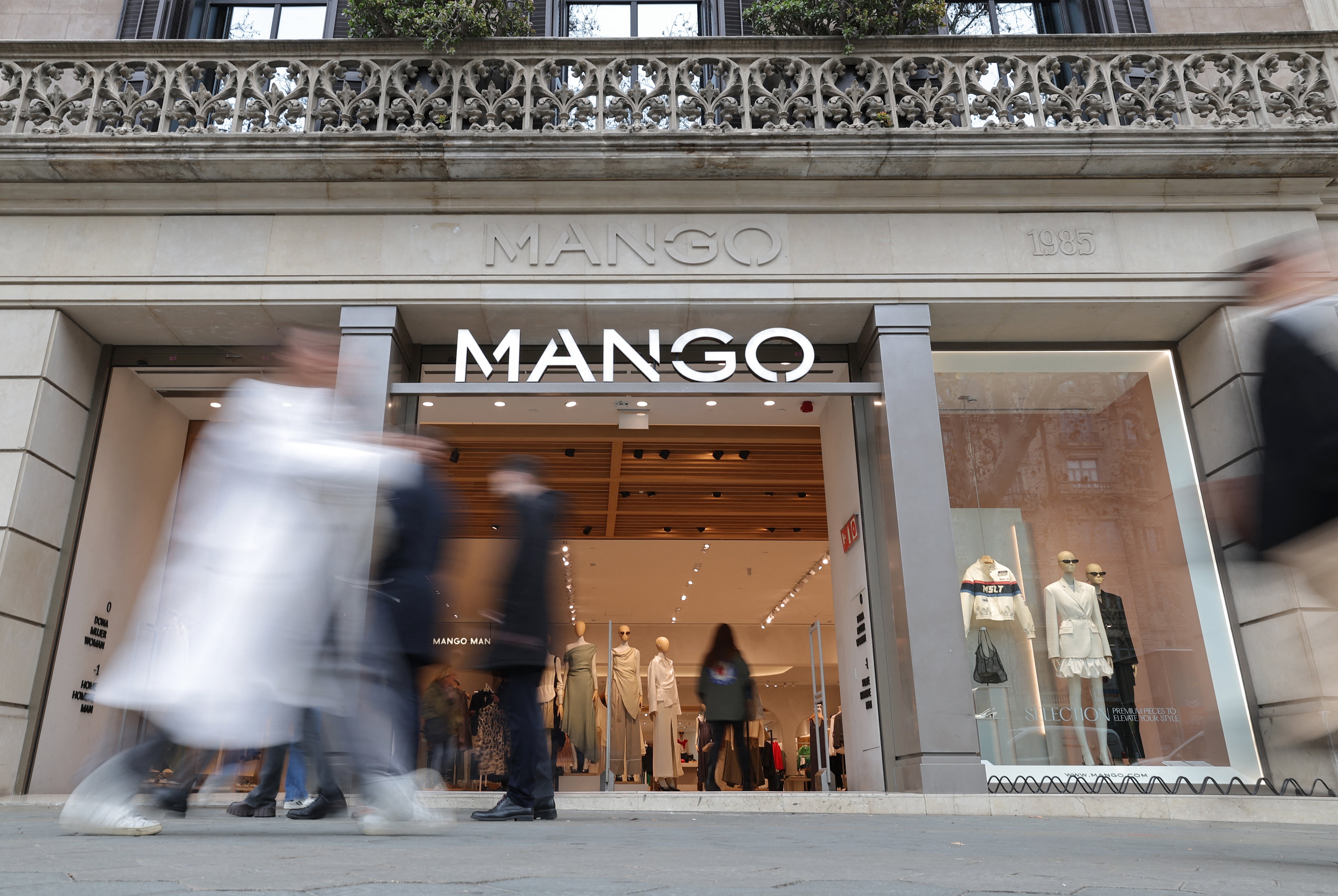 A Mango shop in Barcelona