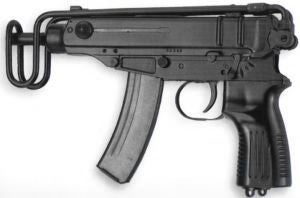 The Skorpion submachine gun was first designed in eastern Europe