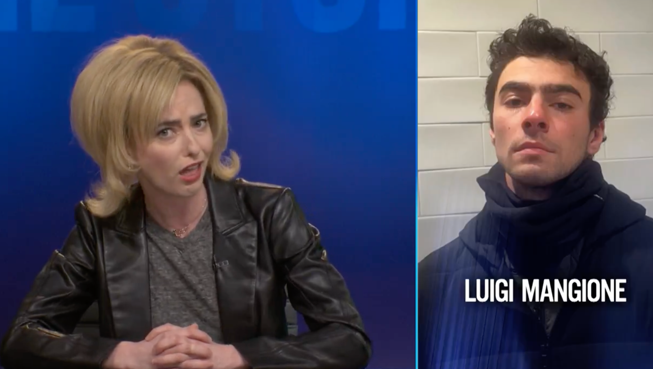 Saturday Night Live’s Sarah Sherman, as a confounded Nancy Grace, opens the show’s December 14 episode with a segment on Luigi Mangione