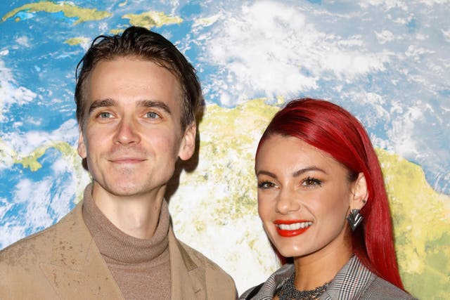 <p>Joe Sugg and Dianne Buswell pictured together in 2023 </p>