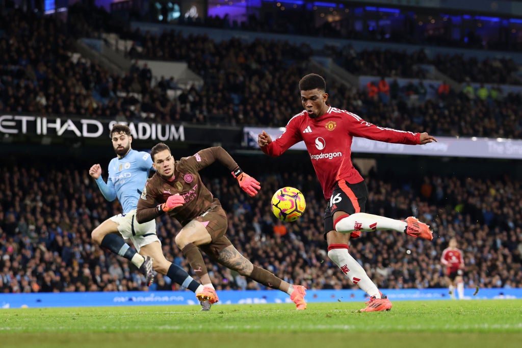 Diallo beat Ederson to the ball to score United’s dramatic winner