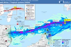 Mapped: ‘Horrific’ devastation as French island Mayotte hit by most powerful cyclone in 90 years