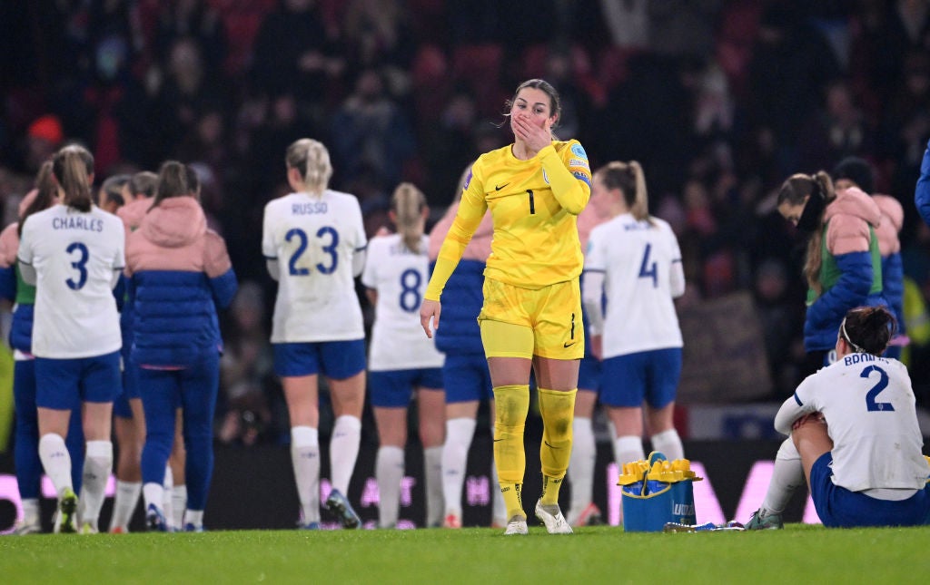 The Lionesses thrashed Scotland 6-0 but finished second to the Netherlands