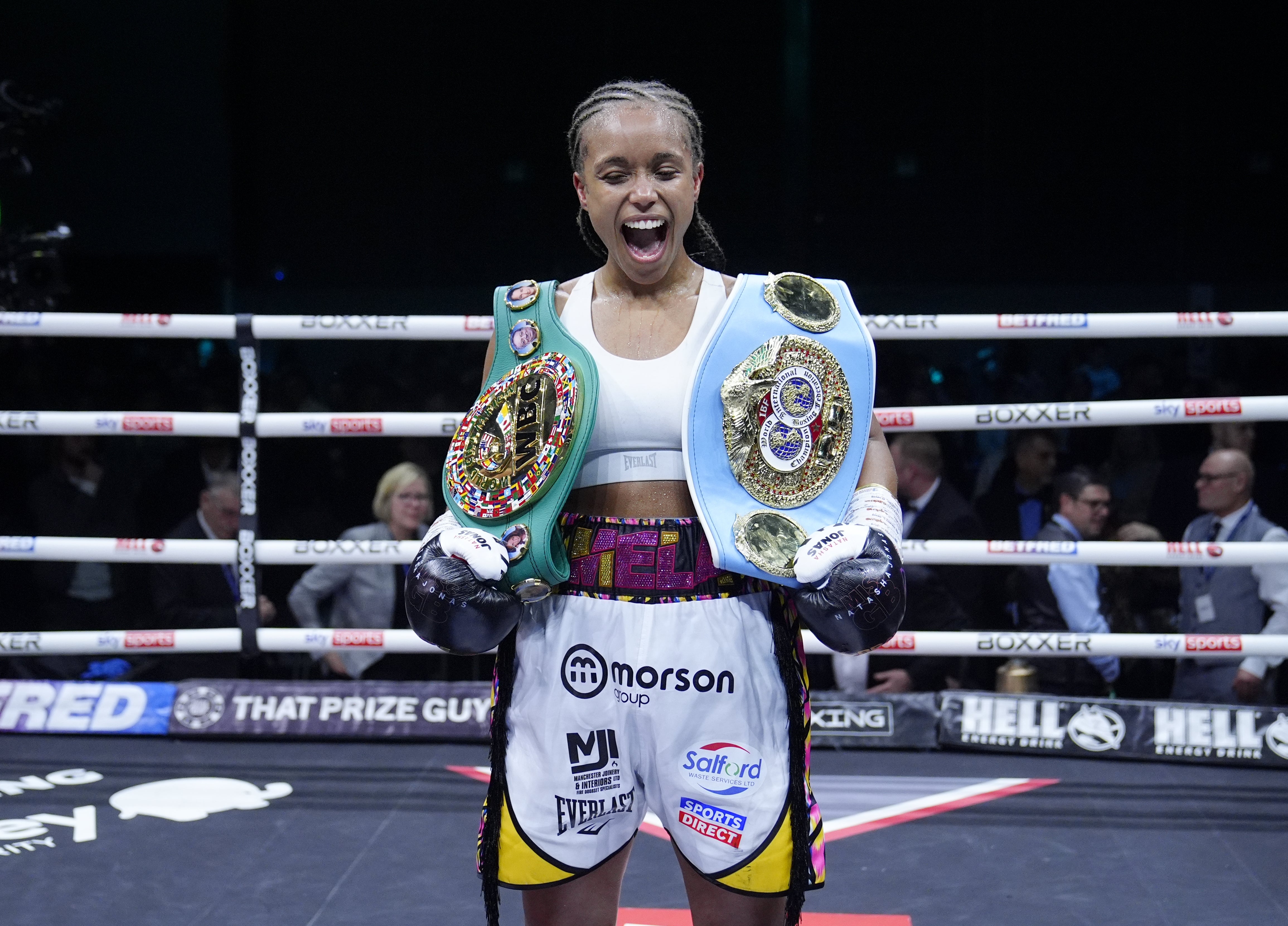 Natasha Jonas added the WBC title to her IBF belt by beating Ivana Habazin at the weekend