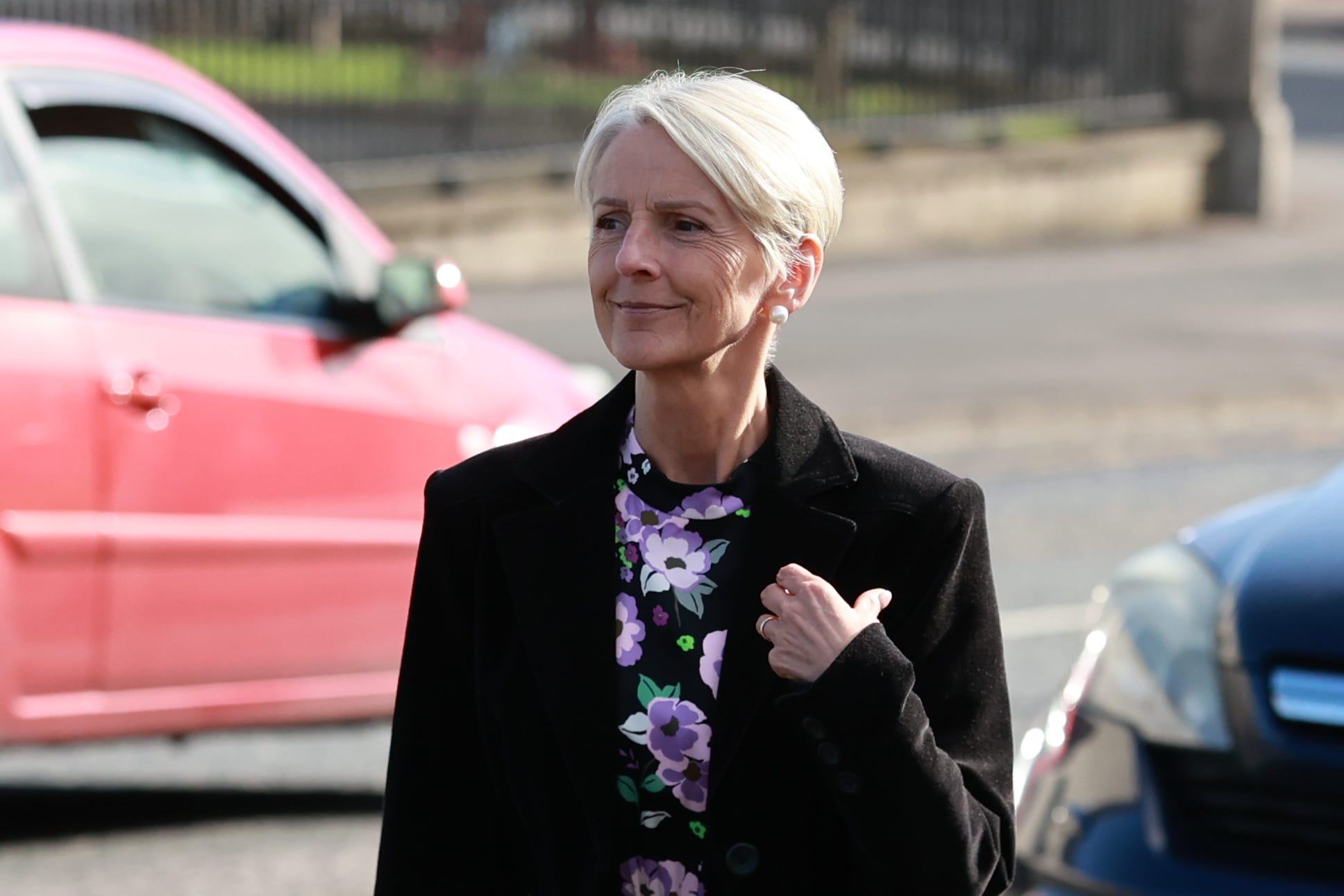 Lady Eleanor Donaldson arriving for a previous hearing at Newry Courthouse (Liam McBurney/PA)