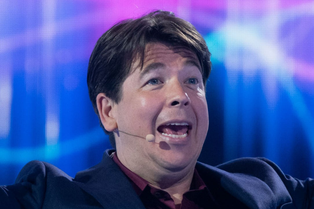 Michael McIntyre hosting the BBC game show ‘The Wheel'