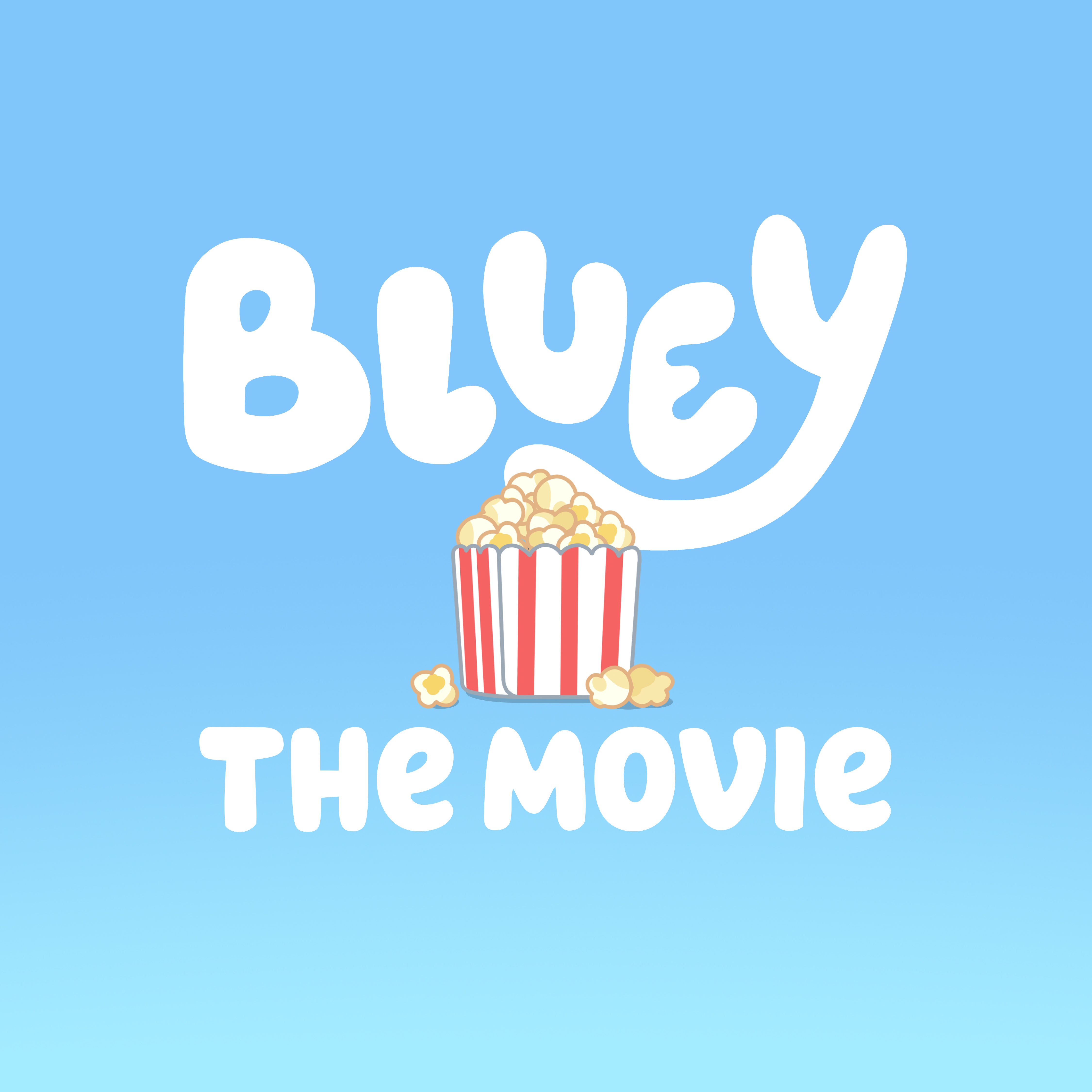 The logo for the Bluey movie