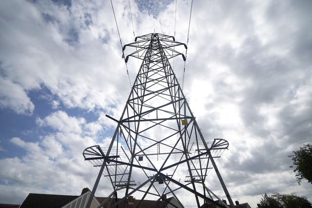 An energy firm has set out a five-year plan to spend £10.6 billion on electricity infrastructure (Yui Mok/PA)