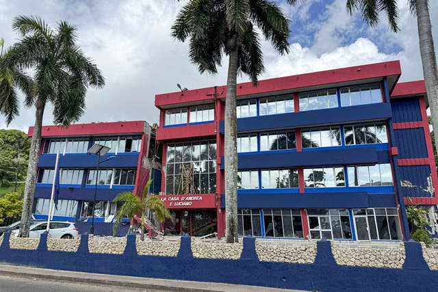 <p>A building damaged in Port Vila, Vanuatu, following a powerful earthquake Tuesday, 17 December 2024</p>