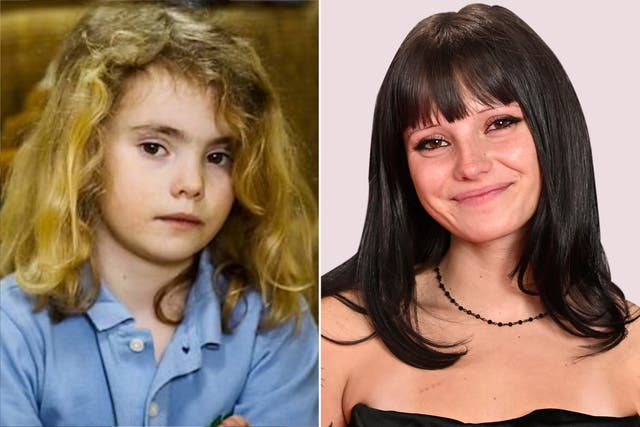 <p>Ramona Marquez, then and now</p>