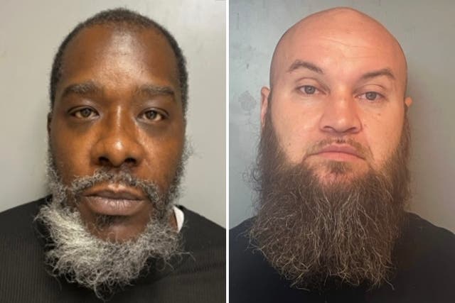 <p>Kelvin Roberts (left) was arrested Tuesday for his alleged role in a violent homicide, alongside Charles Fulforth  (right) and arrested a week earlier. Investigators said the two men targeted the wrong house for a robbery </p>