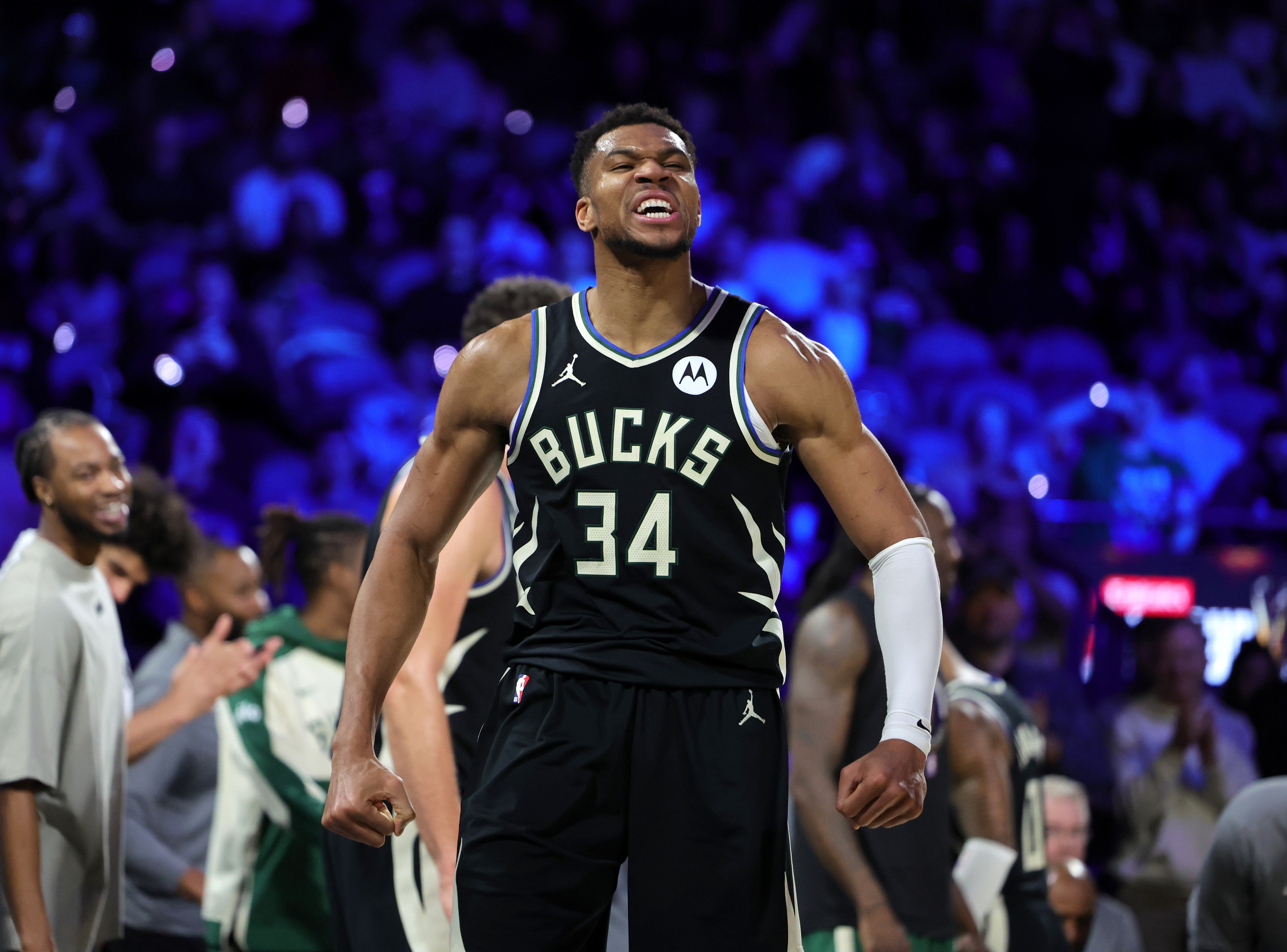 Giannis Antetokounmpo led the Milwaukee Bucks to NBA Cup glory