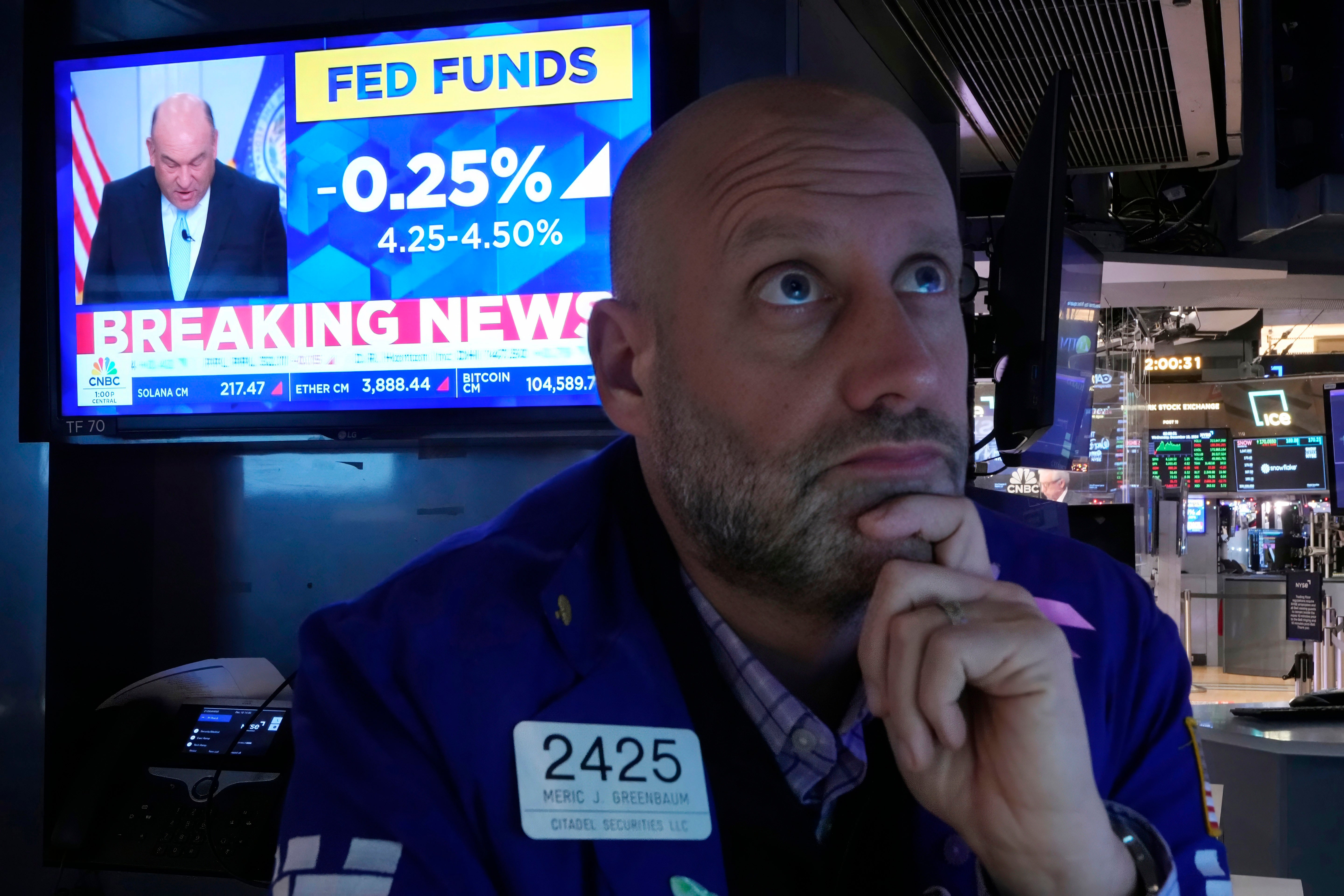 Financial Markets Wall Street Federal Reserve