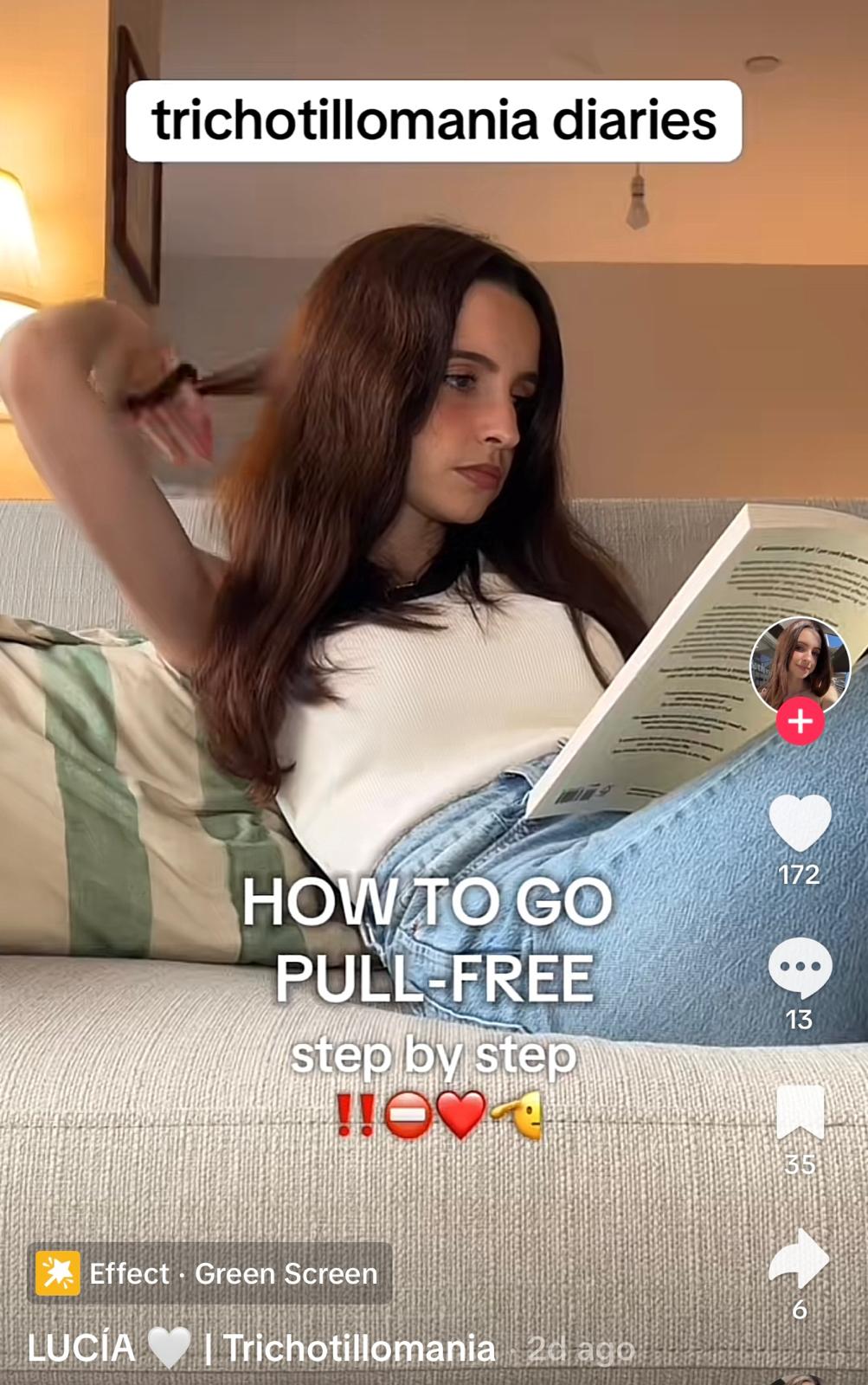 She started sharing her experience with trichotillomania on TikTok (TikTok/PA Real Life)