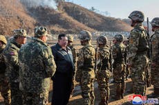 Kim Jong Un ‘personally overseeing’ North Korean training for Ukraine amid reports of heavy losses