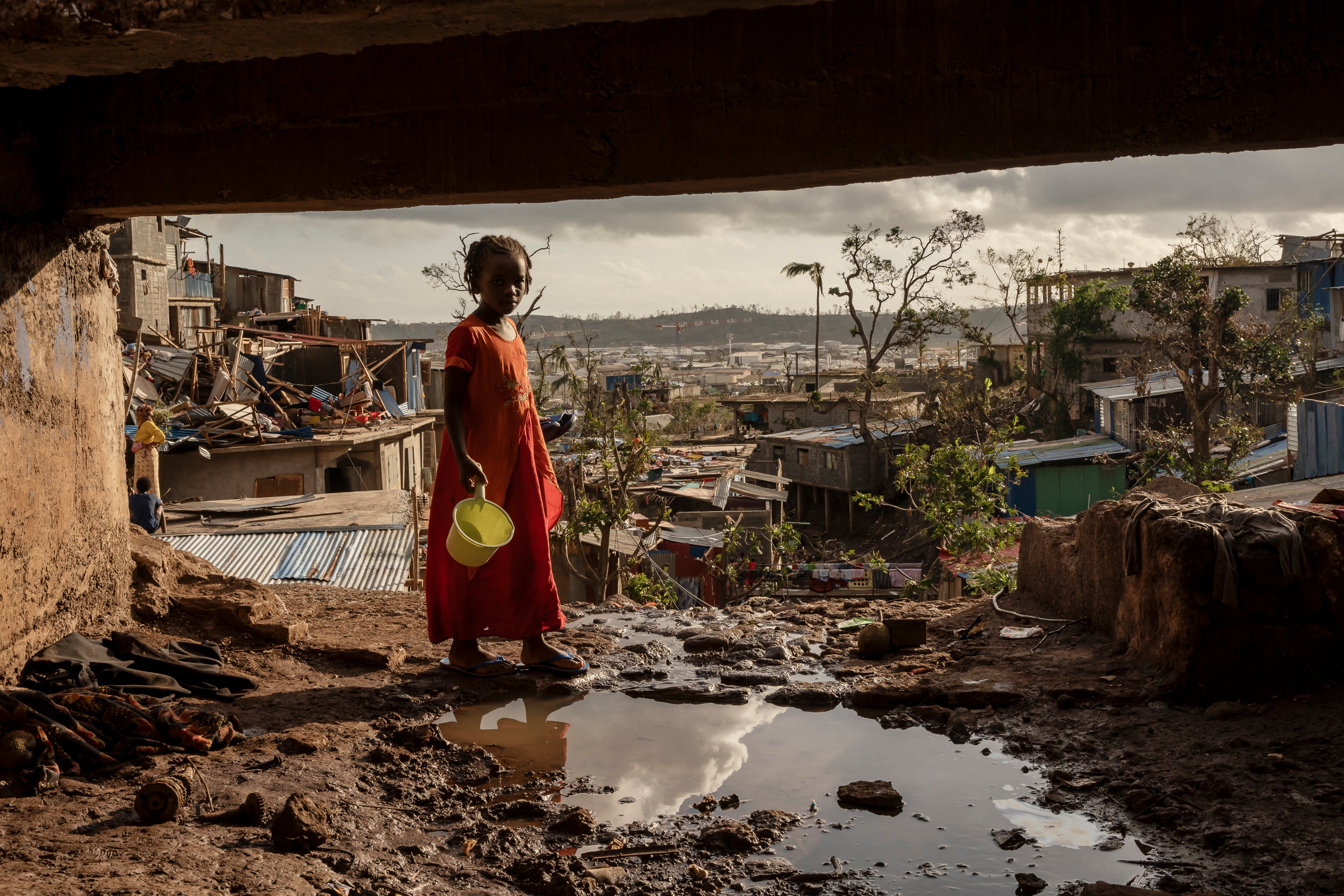 APTOPIX Mayotte Cyclone Chido